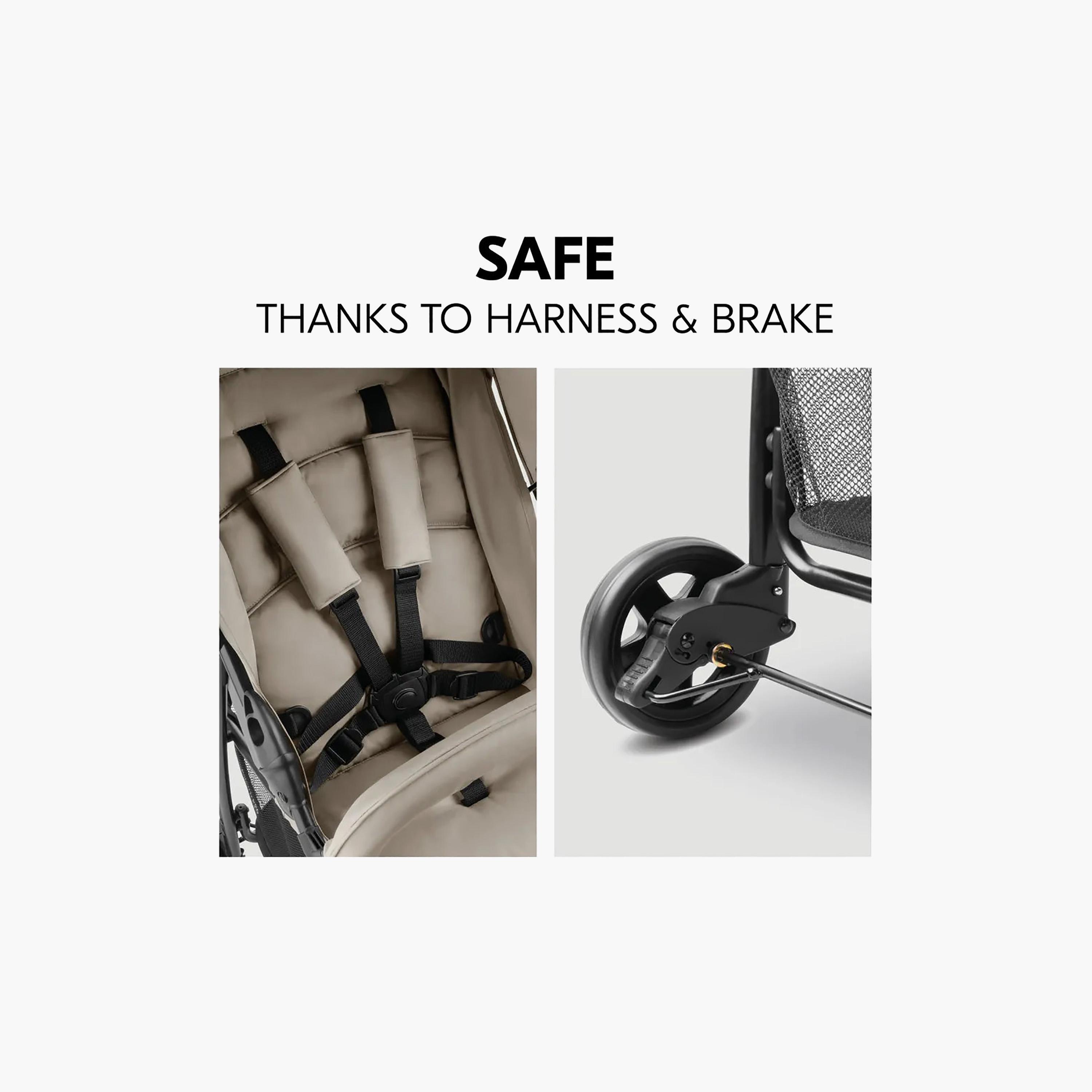 Hauck Compact Foldable Strollers with Adjustable Reclining Seat & Canopy-baby-gear-strollersandprams-strollers-image-3