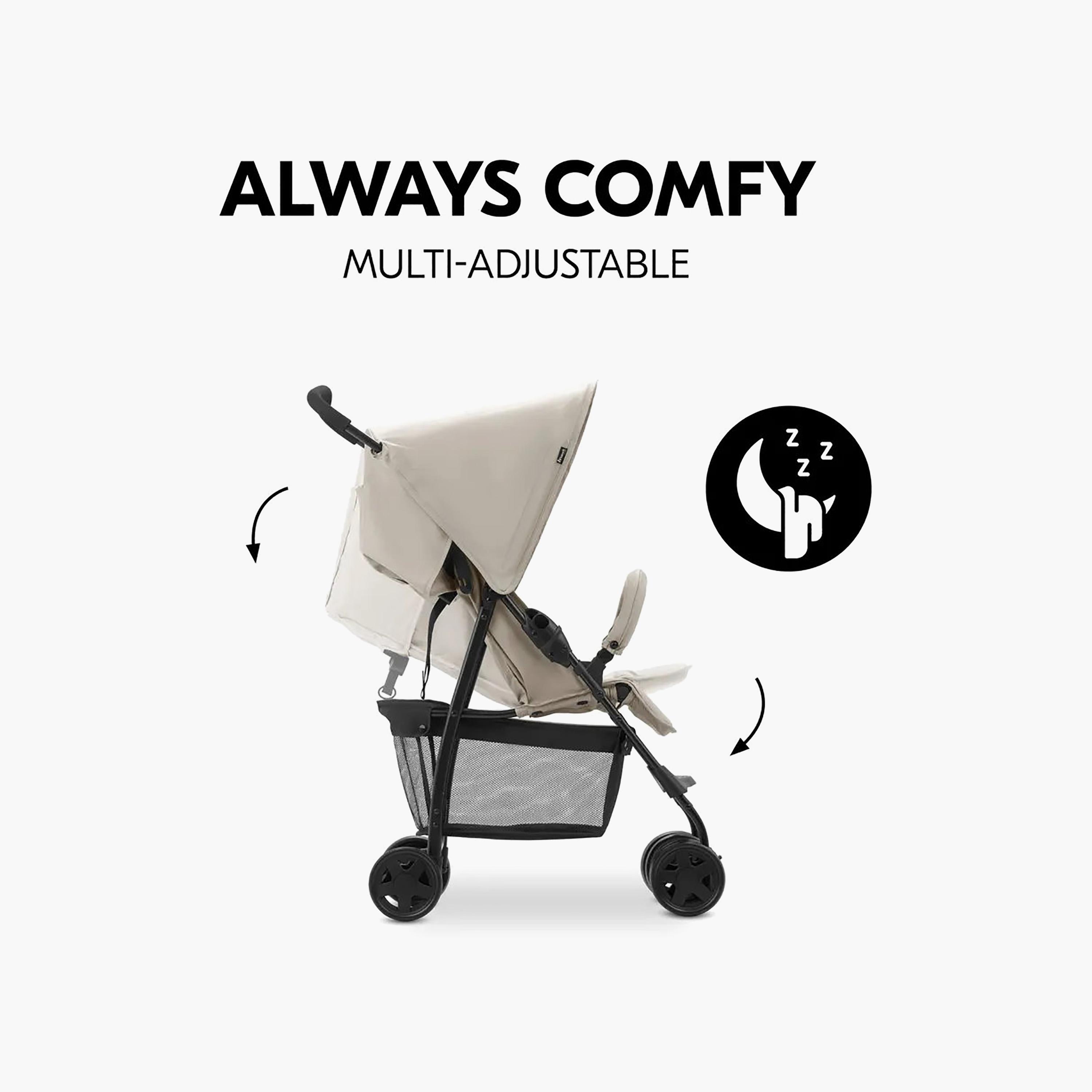 Hauck Compact Foldable Strollers with Adjustable Reclining Seat & Canopy-baby-gear-strollersandprams-strollers-image-4