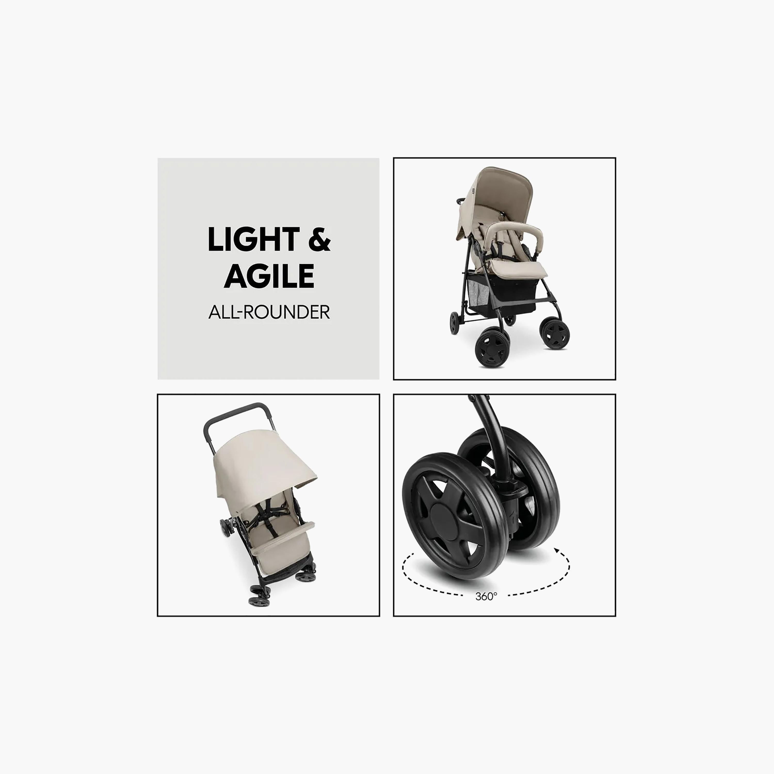 Hauck Compact Foldable Strollers with Adjustable Reclining Seat & Canopy-baby-gear-strollersandprams-strollers-image-5