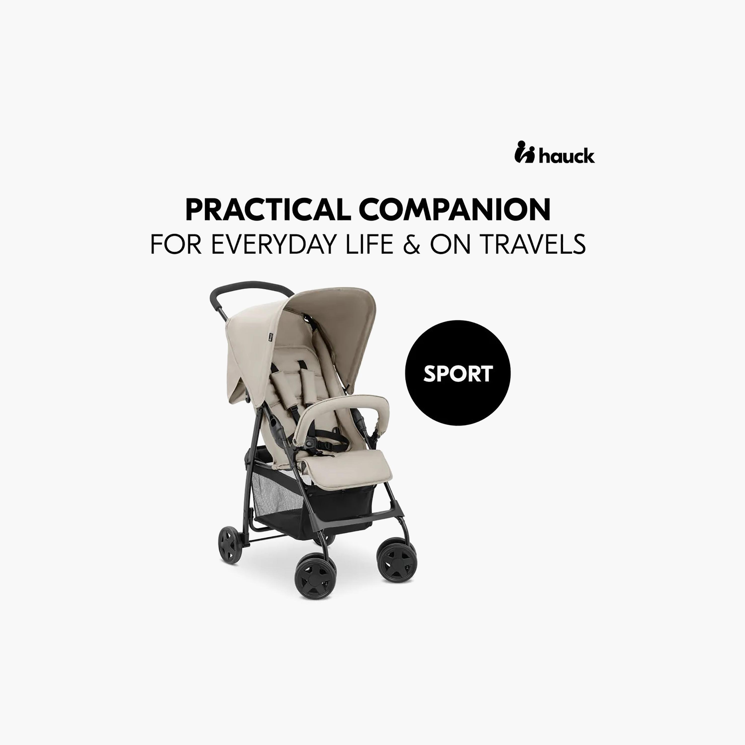 Hauck Compact Foldable Strollers with Adjustable Reclining Seat & Canopy-baby-gear-strollersandprams-strollers-image-6
