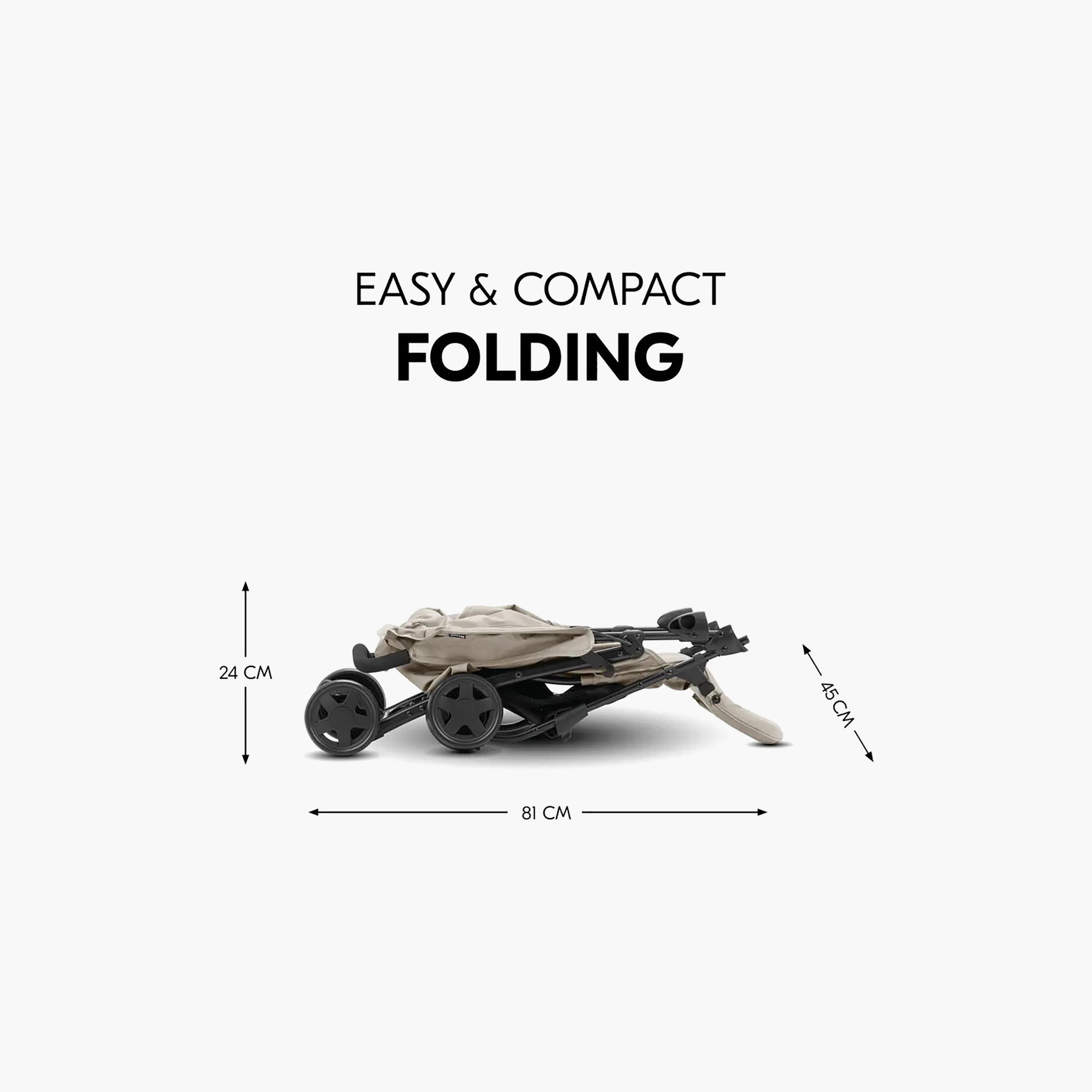 Hauck Compact Foldable Strollers with Adjustable Reclining Seat & Canopy-baby-gear-strollersandprams-strollers-image-8
