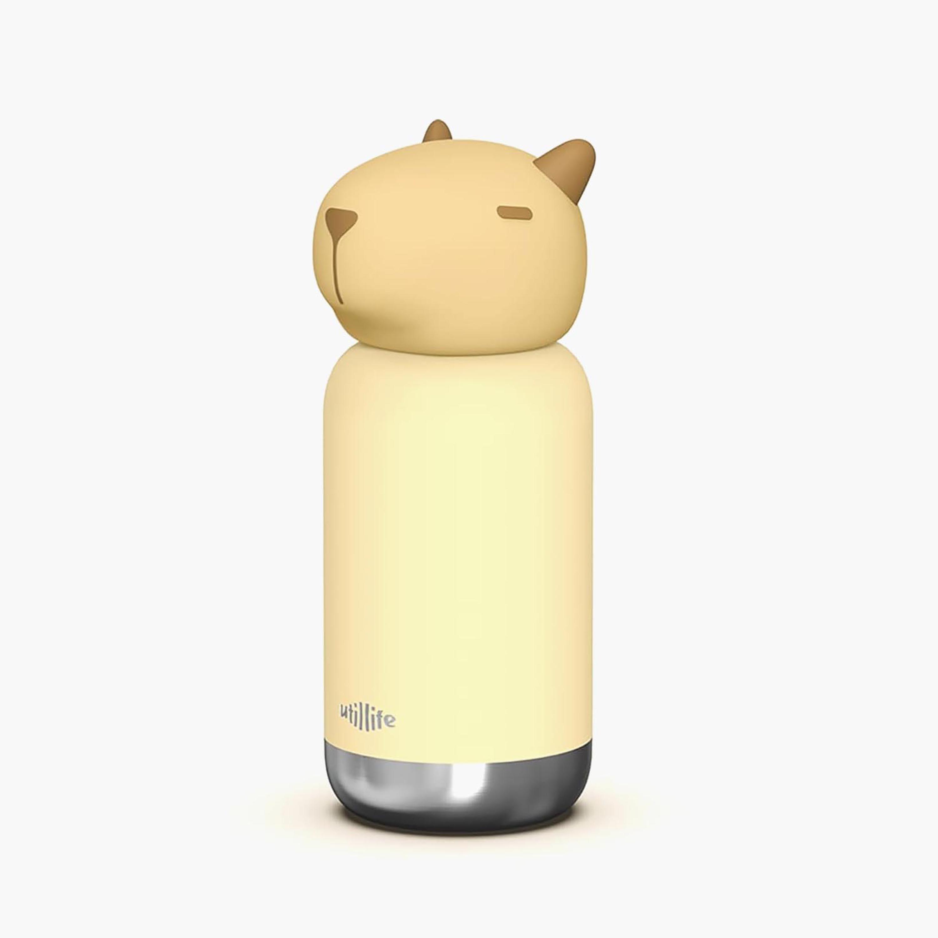 Utilife Zoofiesta Hot & Cold BPA Free Insulated Water Bottle - Capybara-school-waterbottles-image-1