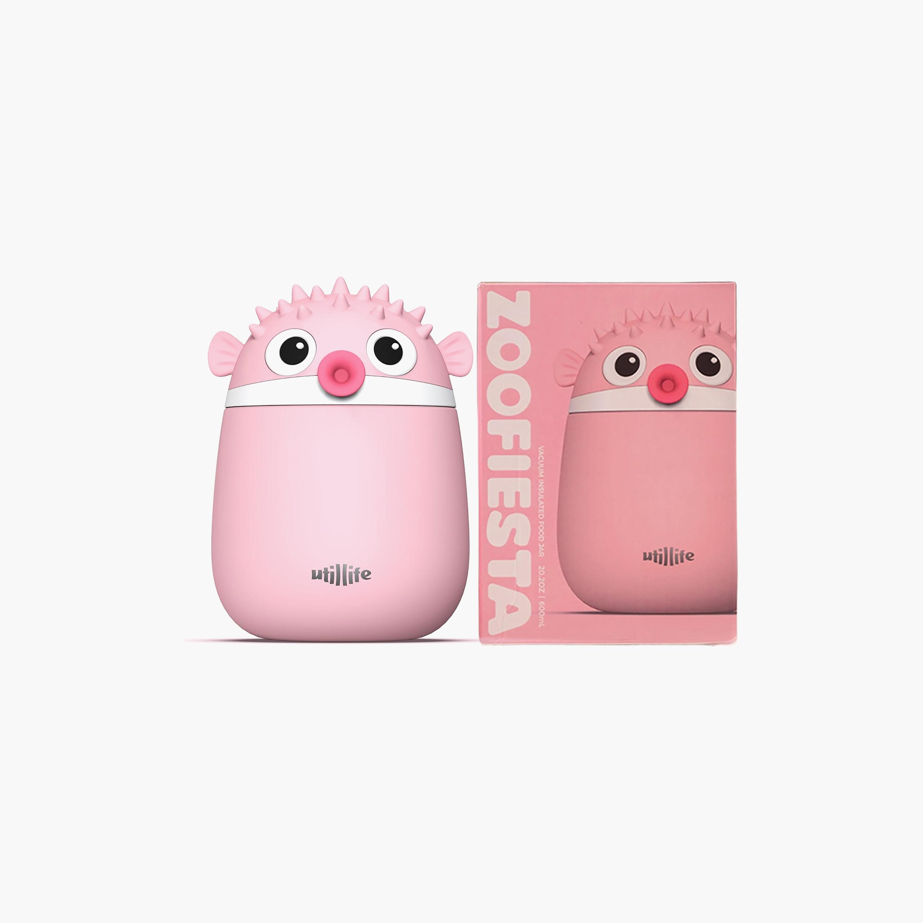 وعاء طعام زوفييستا معزول لحفظ الحرارة والبرودة خالي من BPA بتصميم (سمكة النفاخ) من يوتيلايف-baby-feeding-mealtimeessentials-image-2