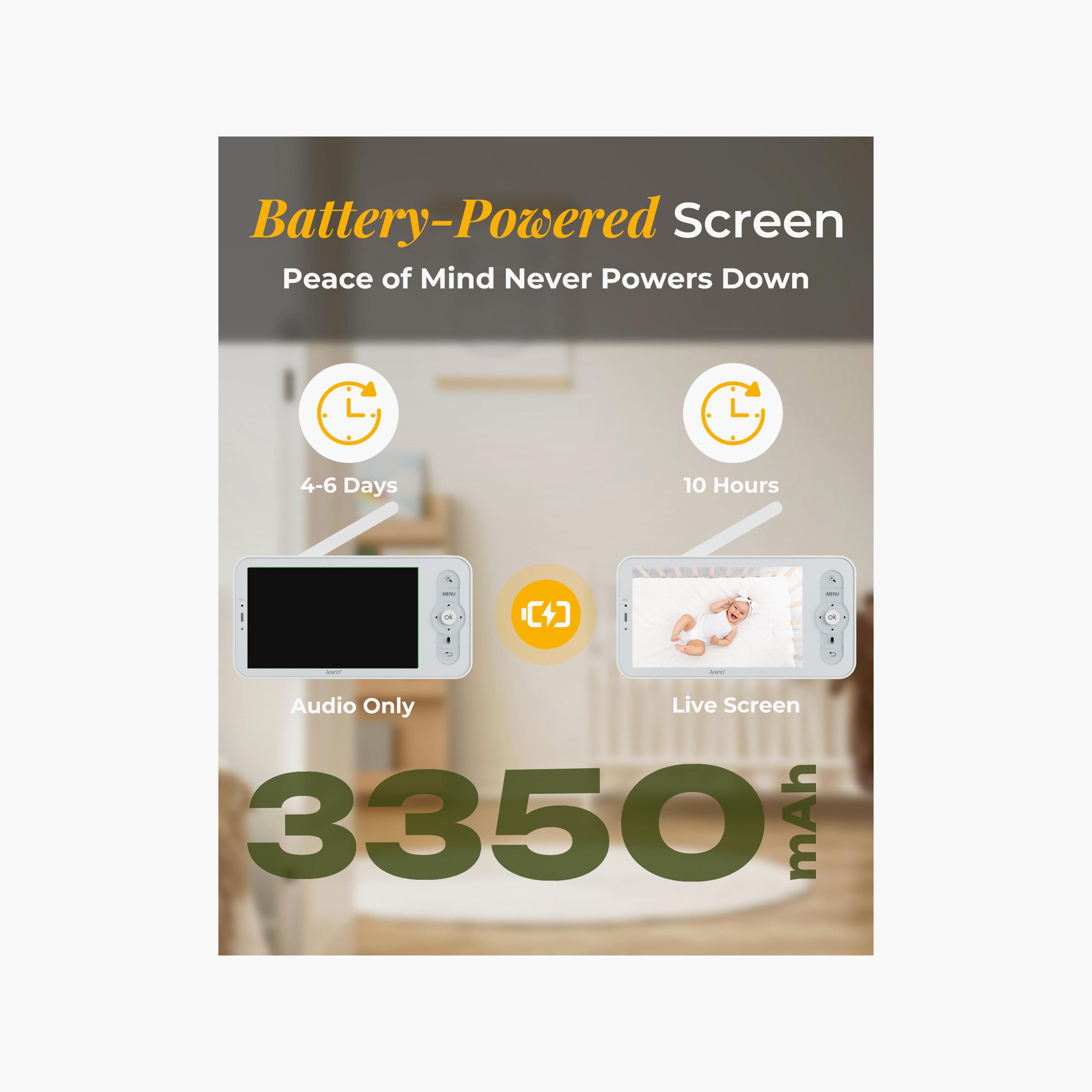 Arenti LCD Screen Baby Monitor with 4MP Smart Wi-Fi 2K Night Vision Camera-baby-healthandsafety-babymonitors-image-8