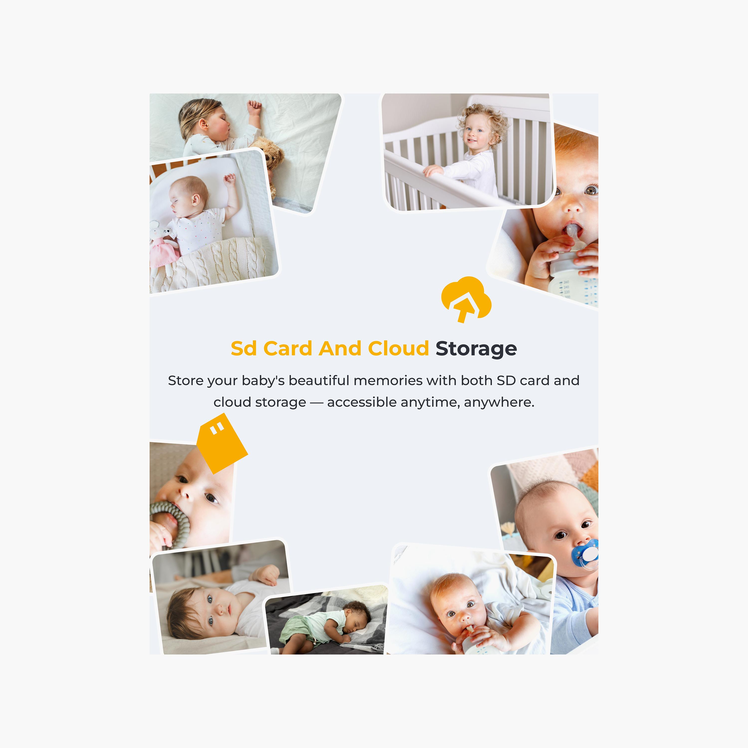 Arenti LCD Screen Baby Monitor with 4MP Smart Wi-Fi 2K Night Vision Dual Camera-baby-healthandsafety-babymonitors-image-7