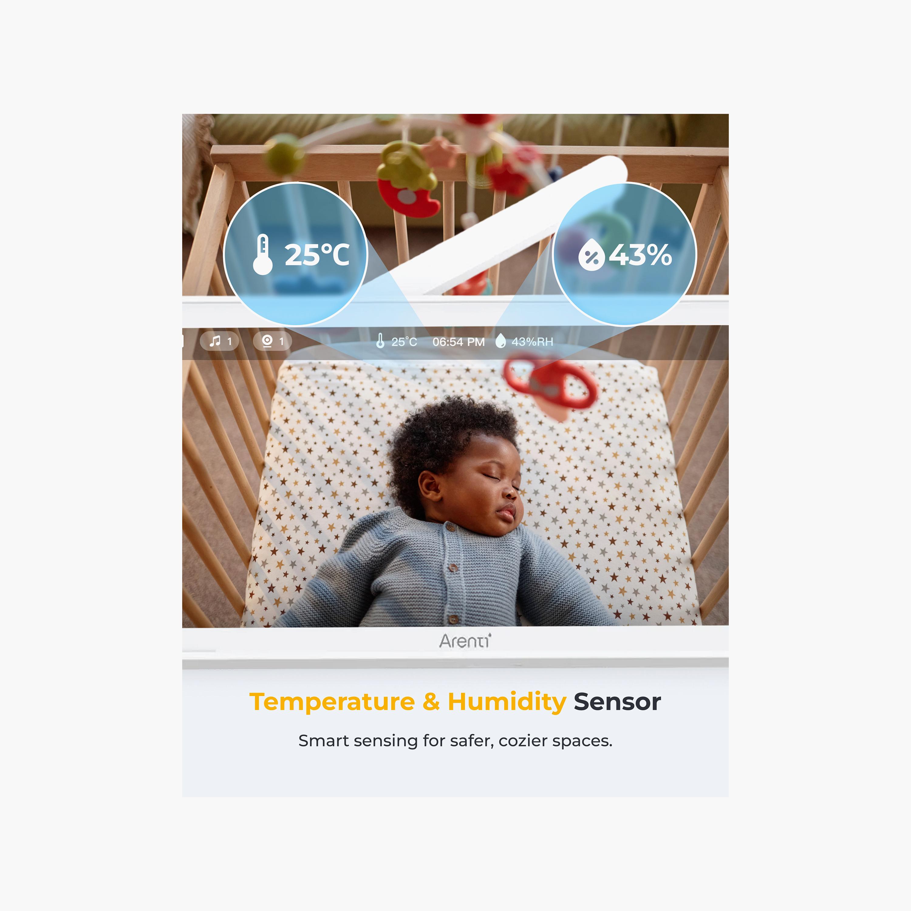 Arenti LCD Screen Baby Monitor with 4MP Smart Wi-Fi 2K Night Vision Dual Camera-baby-healthandsafety-babymonitors-image-9