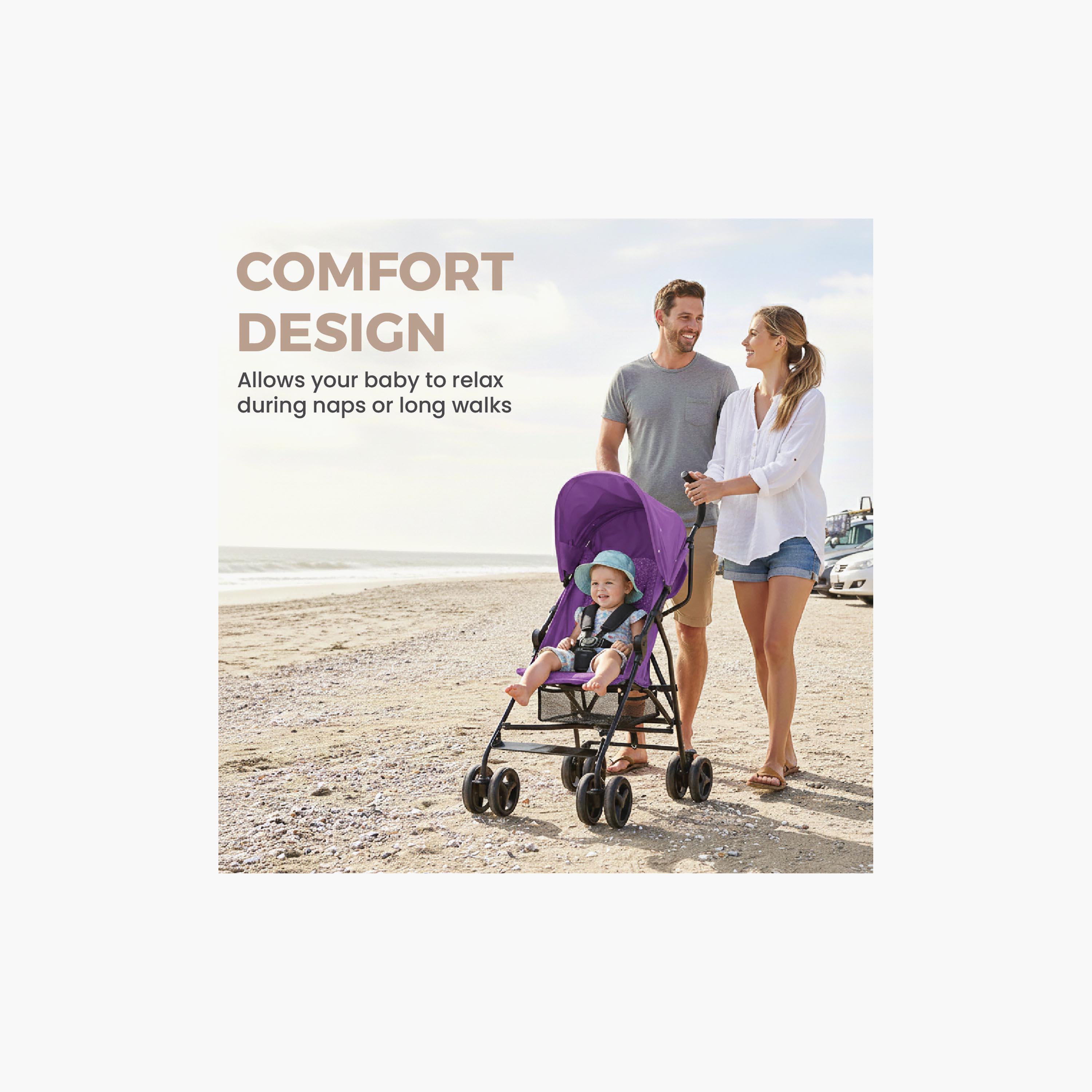 Nurtur Easy Foldable Canopy Leo Travel Lightweight Stroller Pro-baby-gear-strollersandprams-strollers-image-18