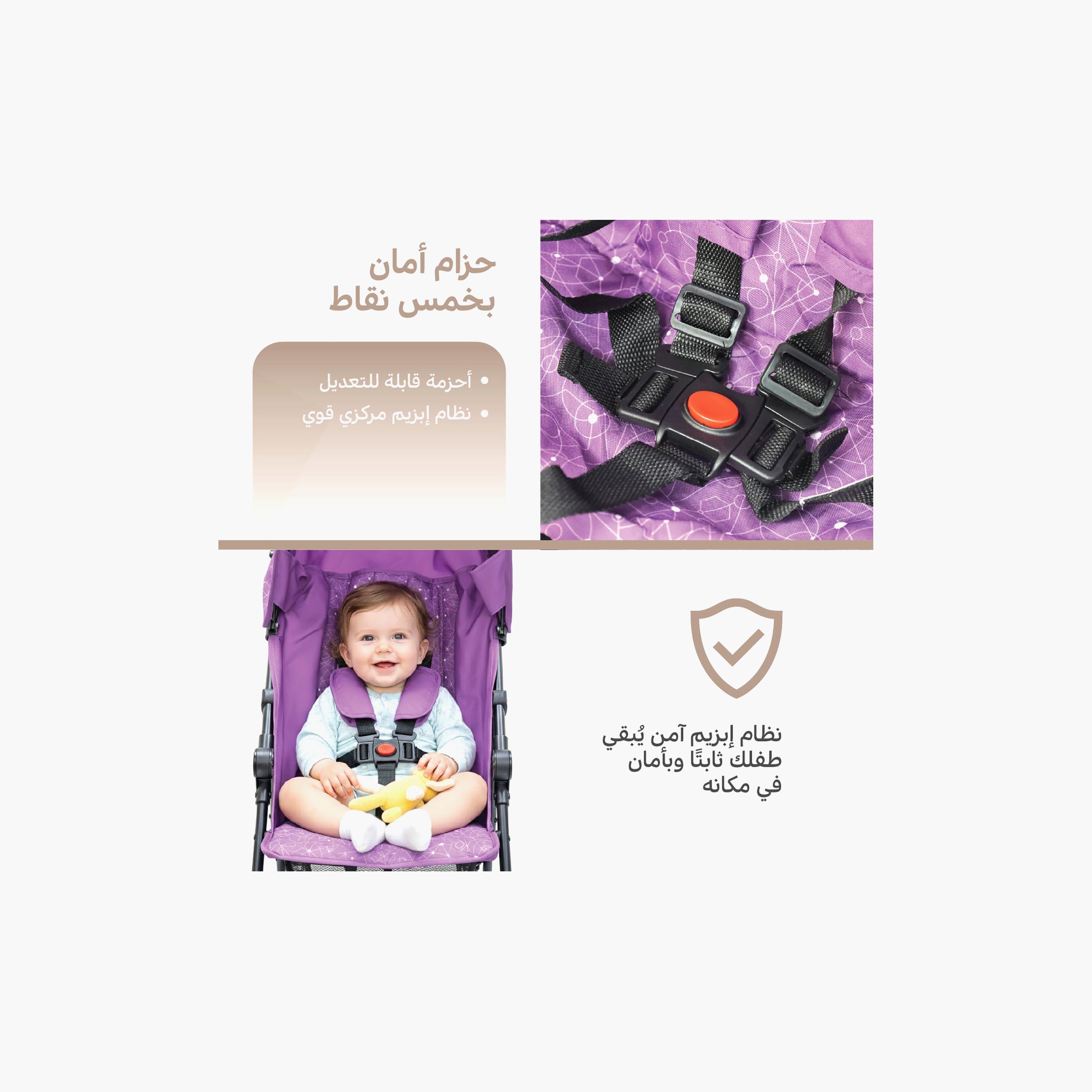 Nurtur Easy Foldable Canopy Leo Travel Lightweight Stroller Pro-baby-gear-strollersandprams-strollers-image-7