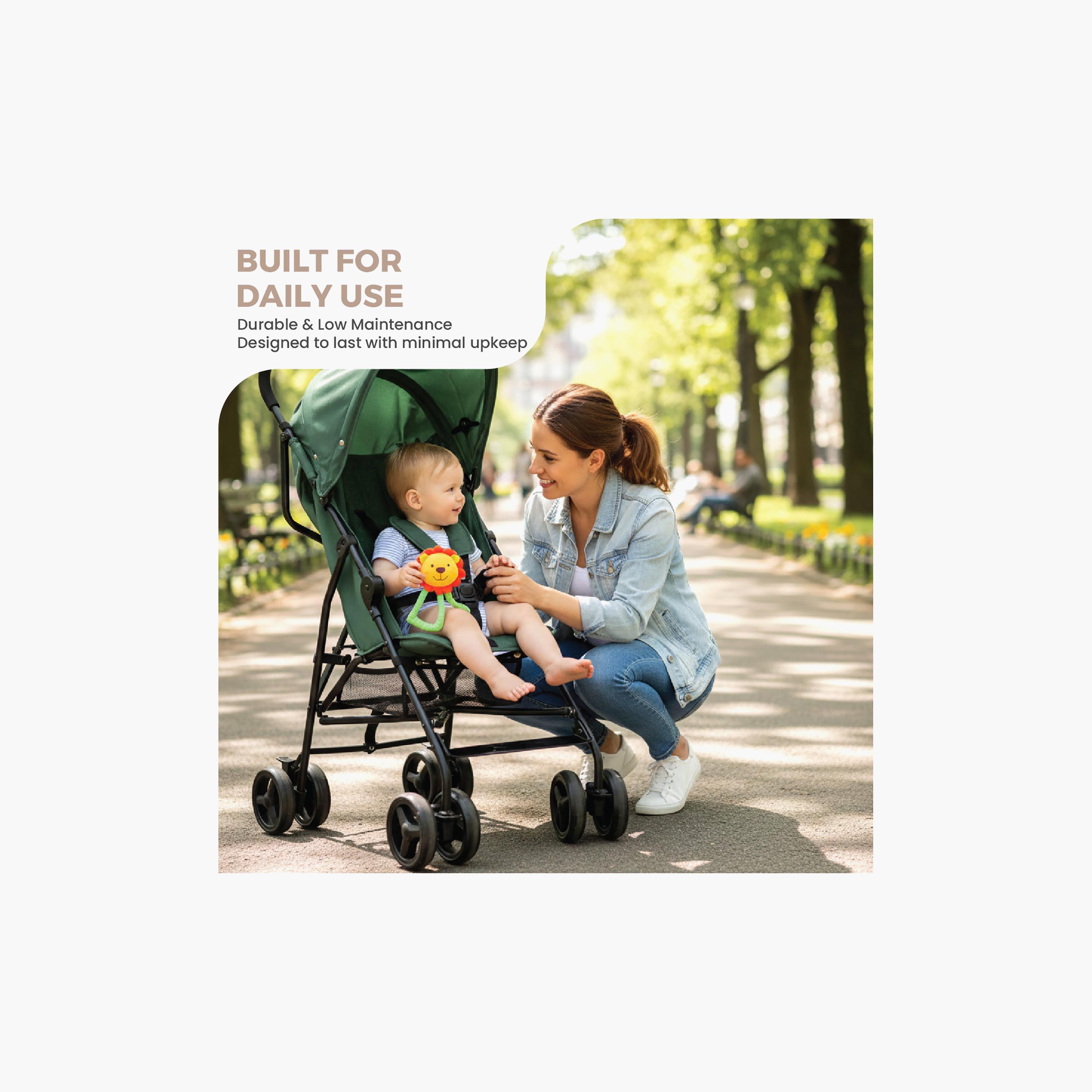 Nurtur Easy Foldable Canopy Leo Travel Lightweight Stroller Pro-baby-gear-strollersandprams-strollers-image-12
