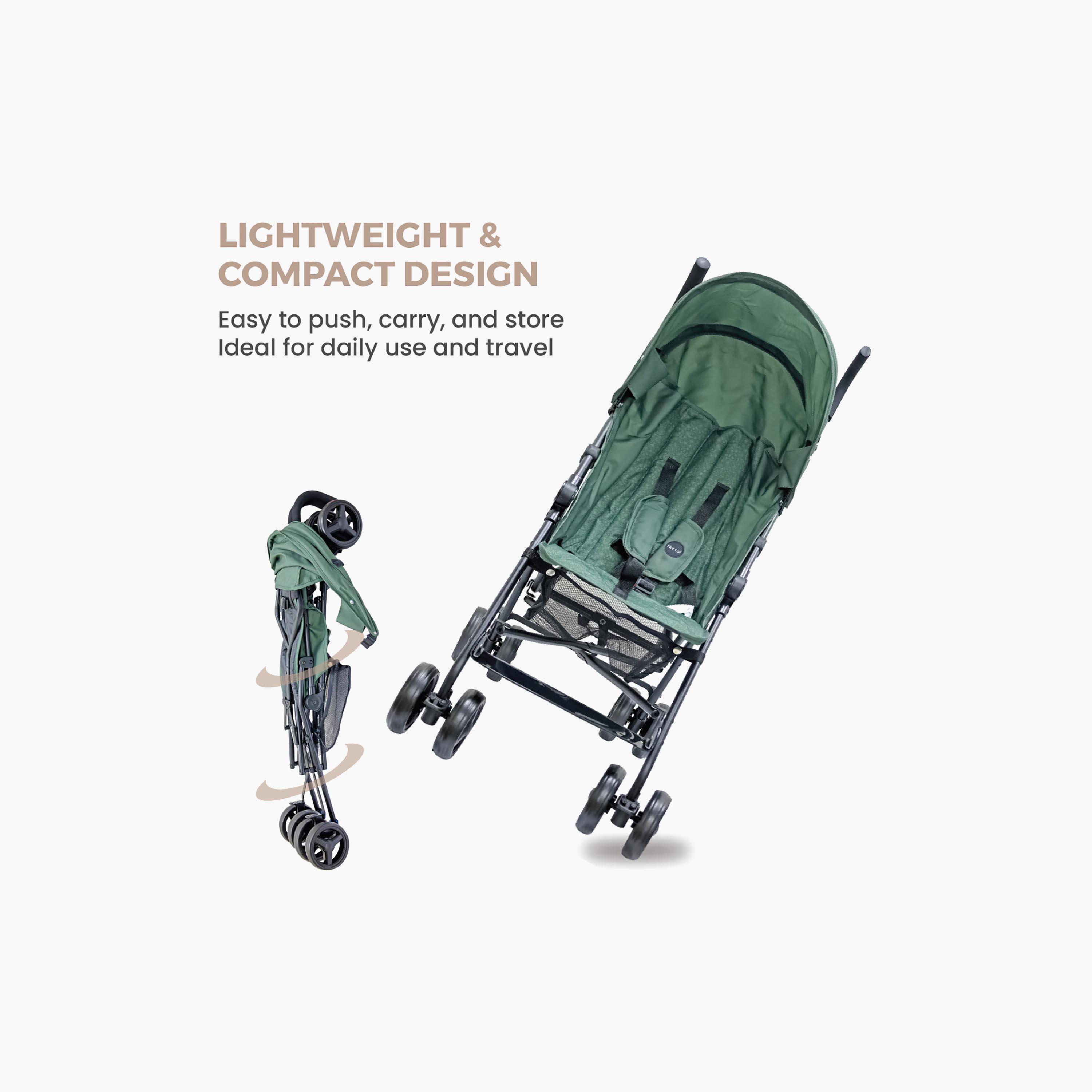 Nurtur Easy Foldable Canopy Leo Travel Lightweight Stroller Pro-baby-gear-strollersandprams-strollers-image-21