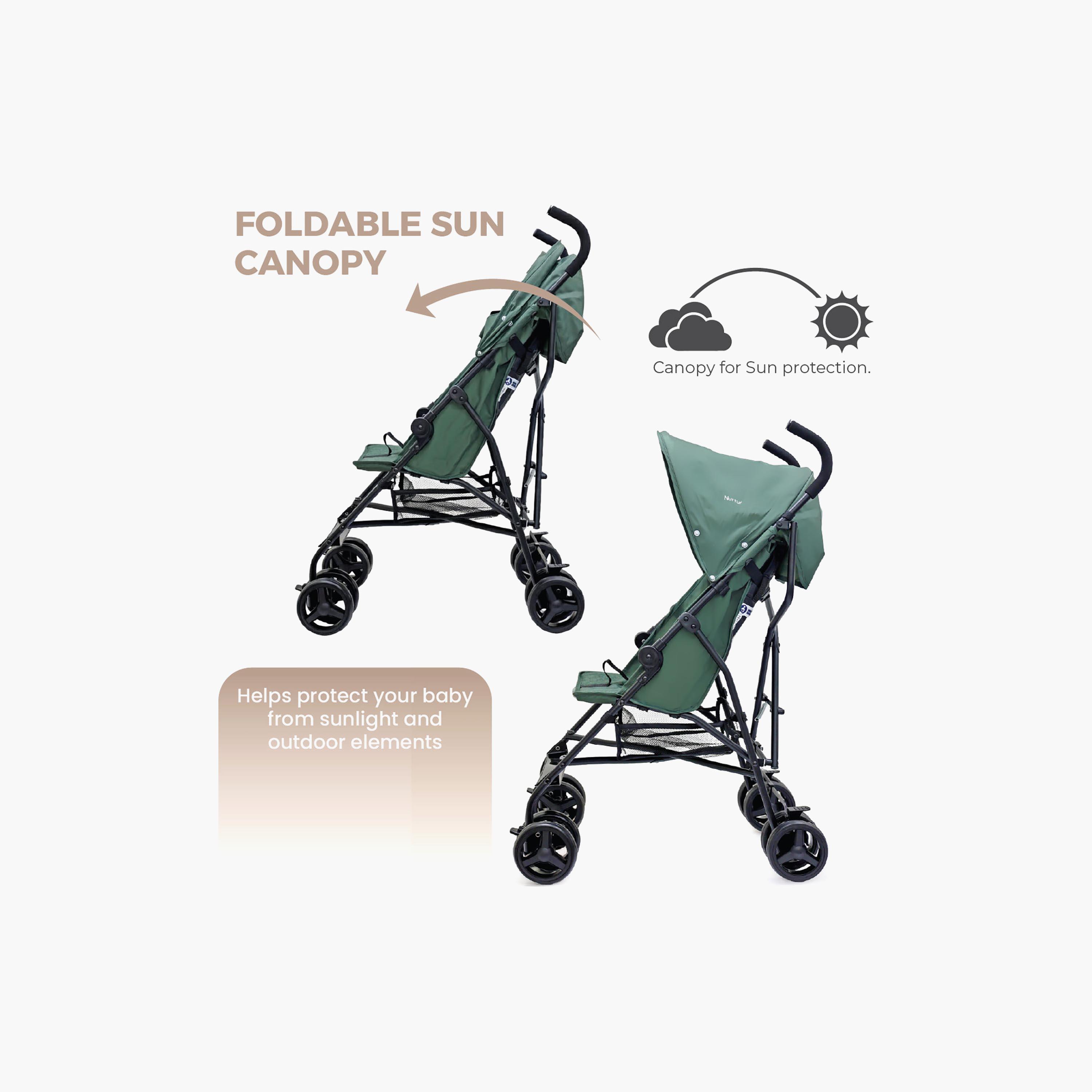 Nurtur Easy Foldable Canopy Leo Travel Lightweight Stroller Pro-baby-gear-strollersandprams-strollers-image-22