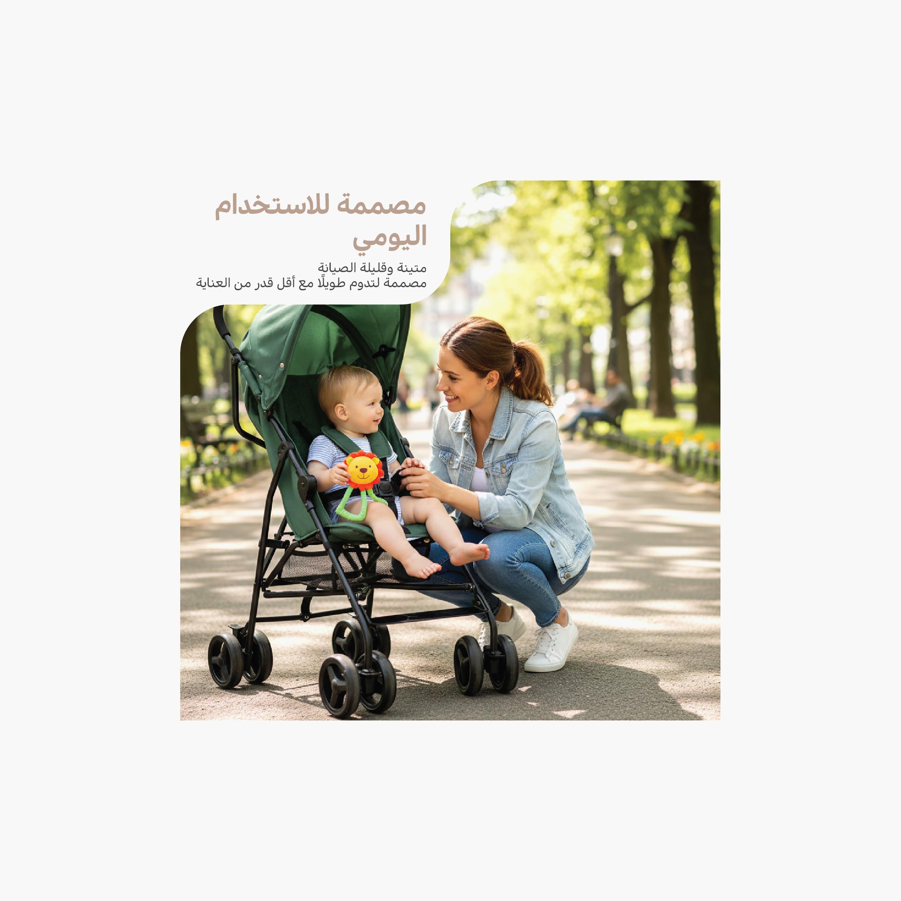 Nurtur Easy Foldable Canopy Leo Travel Lightweight Stroller Pro-baby-gear-strollersandprams-strollers-image-3