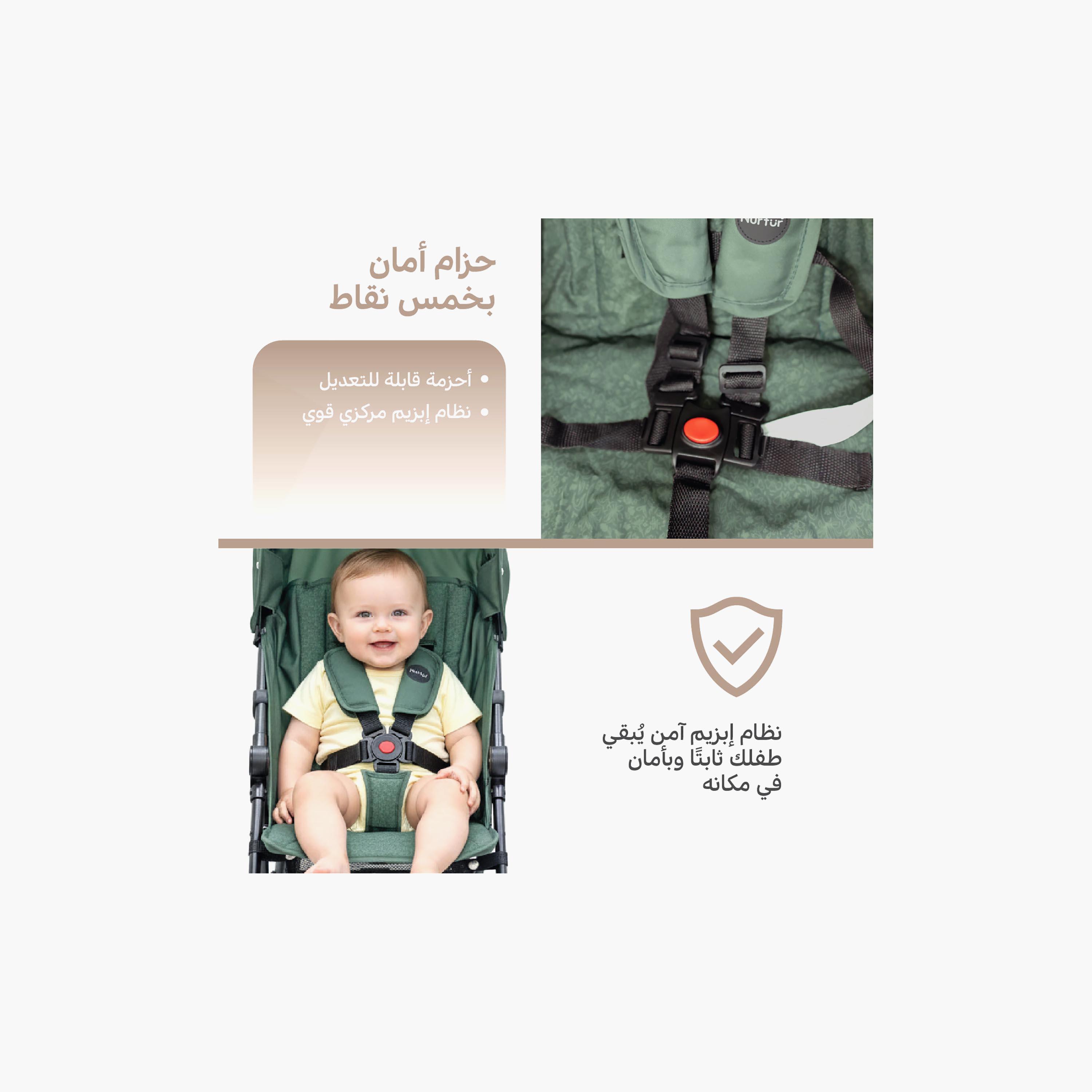 Nurtur Easy Foldable Canopy Leo Travel Lightweight Stroller Pro-baby-gear-strollersandprams-strollers-image-7
