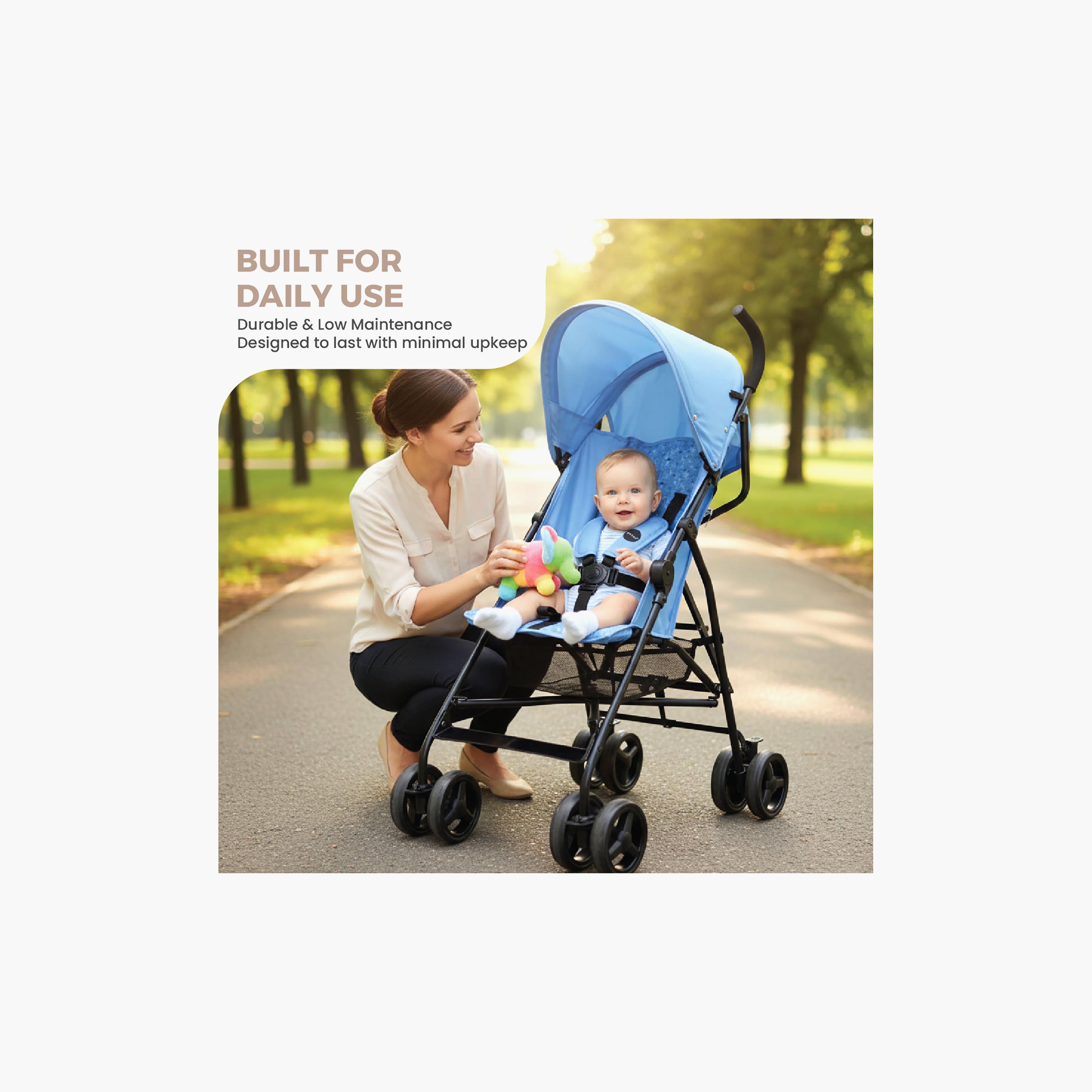 Nurtur Easy Foldable Canopy Leo Travel Lightweight Stroller Pro-baby-gear-strollersandprams-strollers-image-12