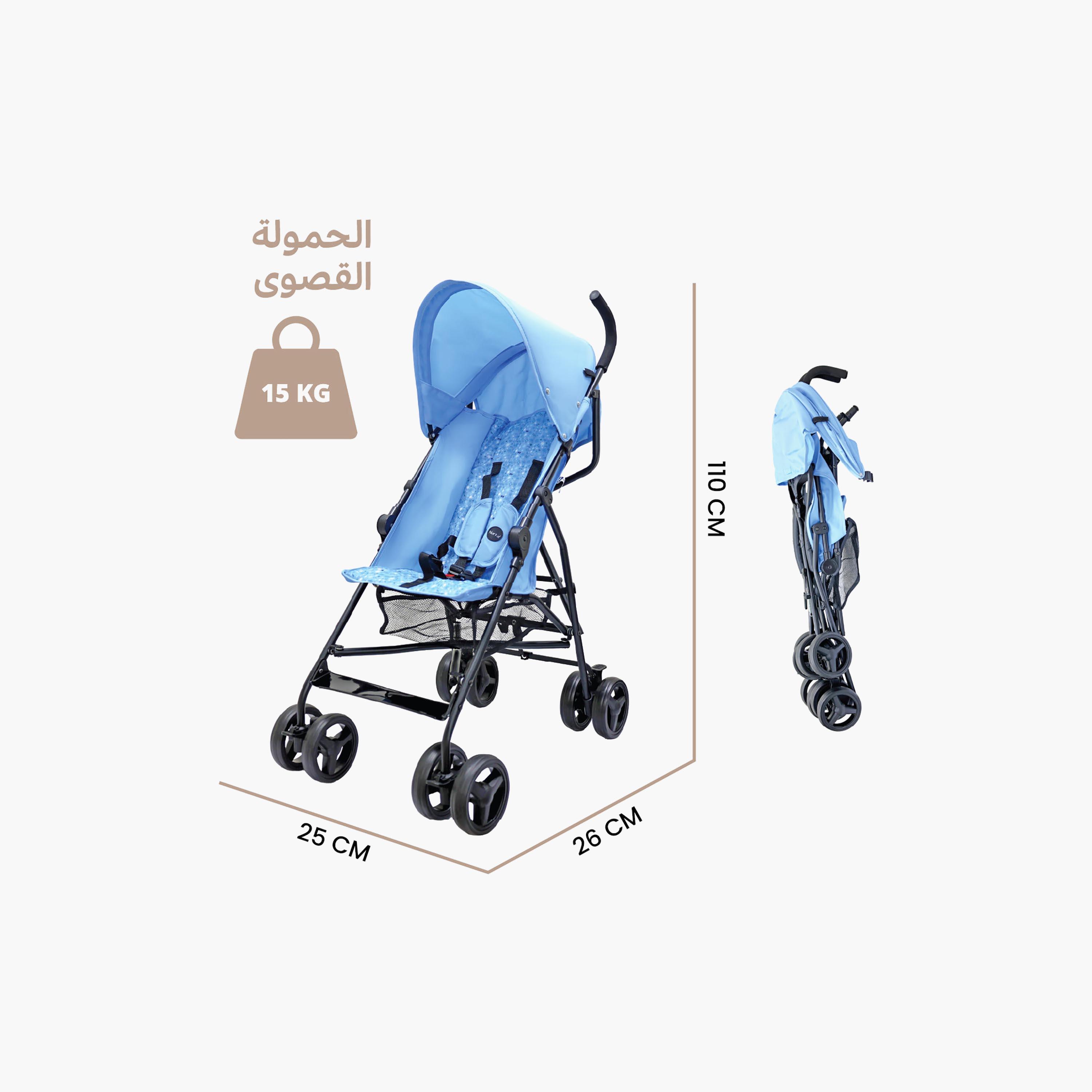 Nurtur Easy Foldable Canopy Leo Travel Lightweight Stroller Pro-baby-gear-strollersandprams-strollers-image-2
