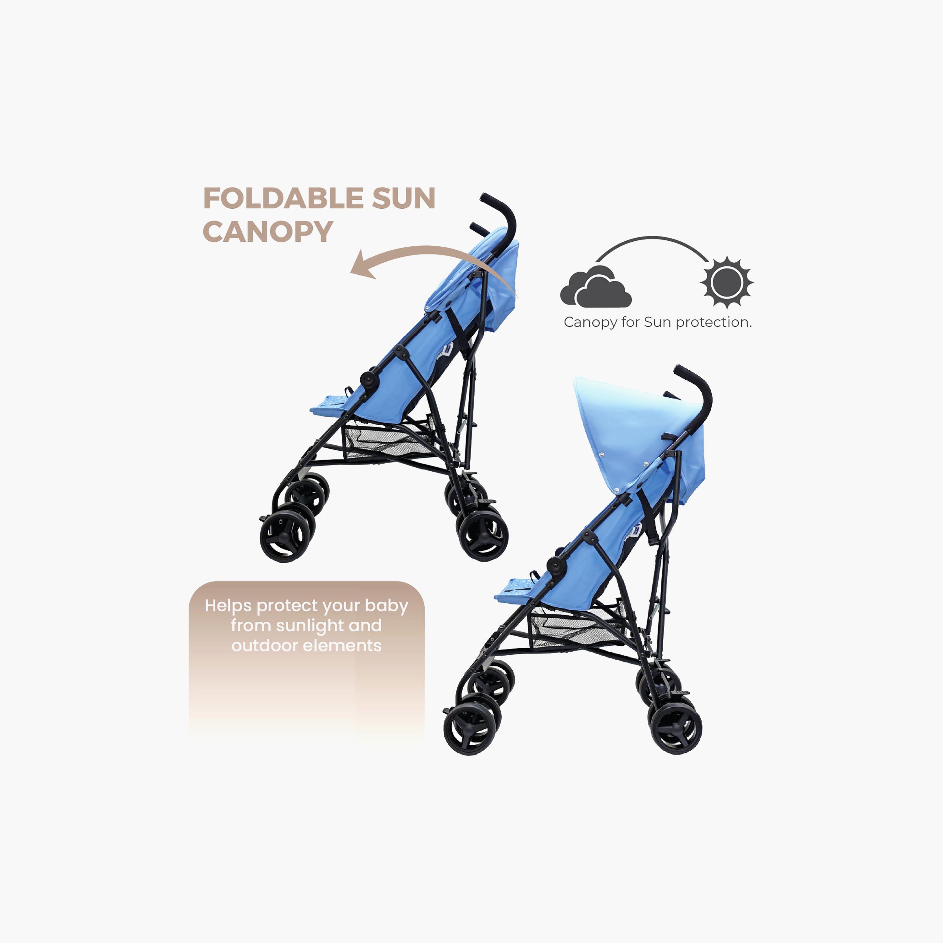 Nurtur Easy Foldable Canopy Leo Travel Lightweight Stroller Pro-baby-gear-strollersandprams-strollers-image-22