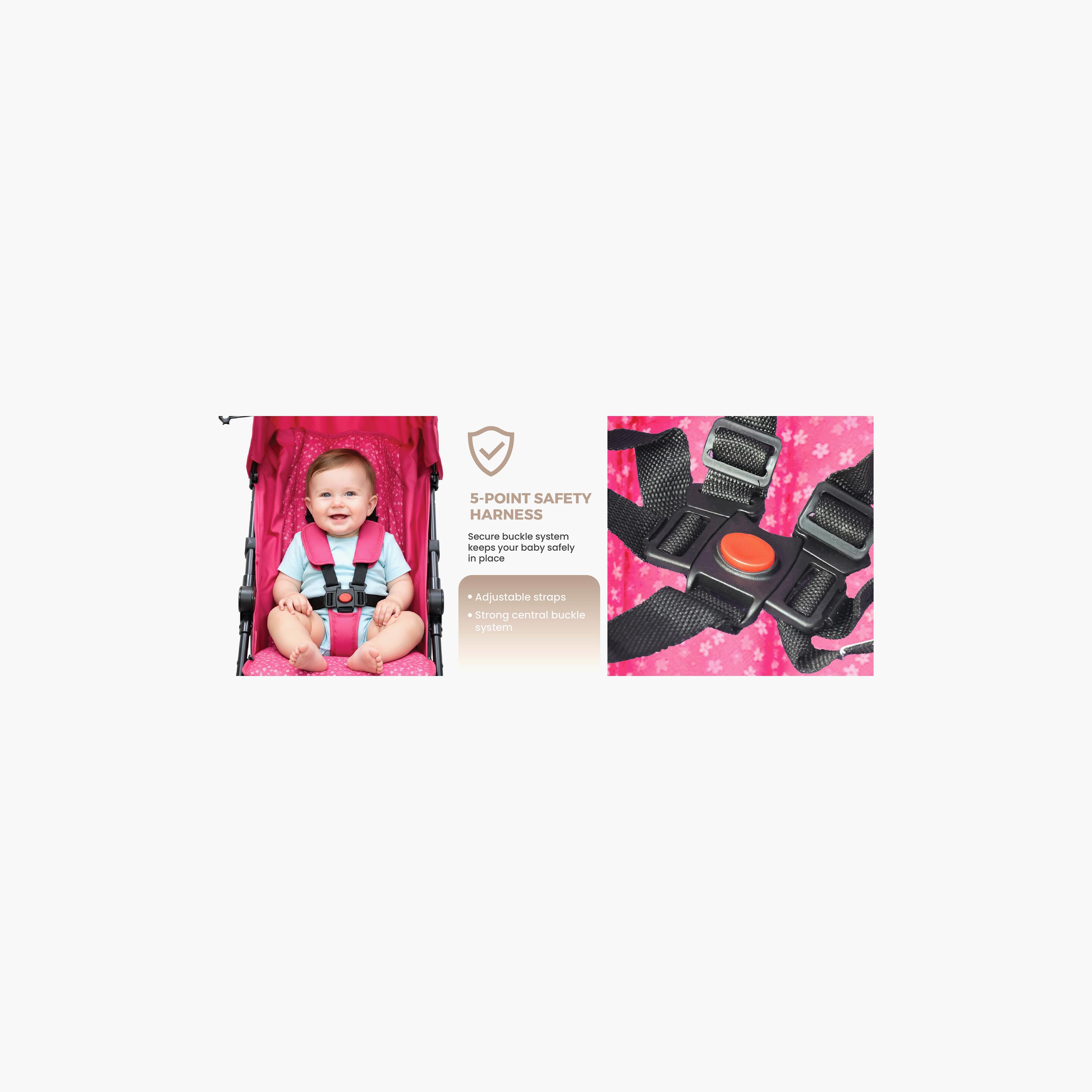 Nurtur Easy Foldable Canopy Leo Travel Lightweight Stroller Pro-baby-gear-strollersandprams-strollers-image-14
