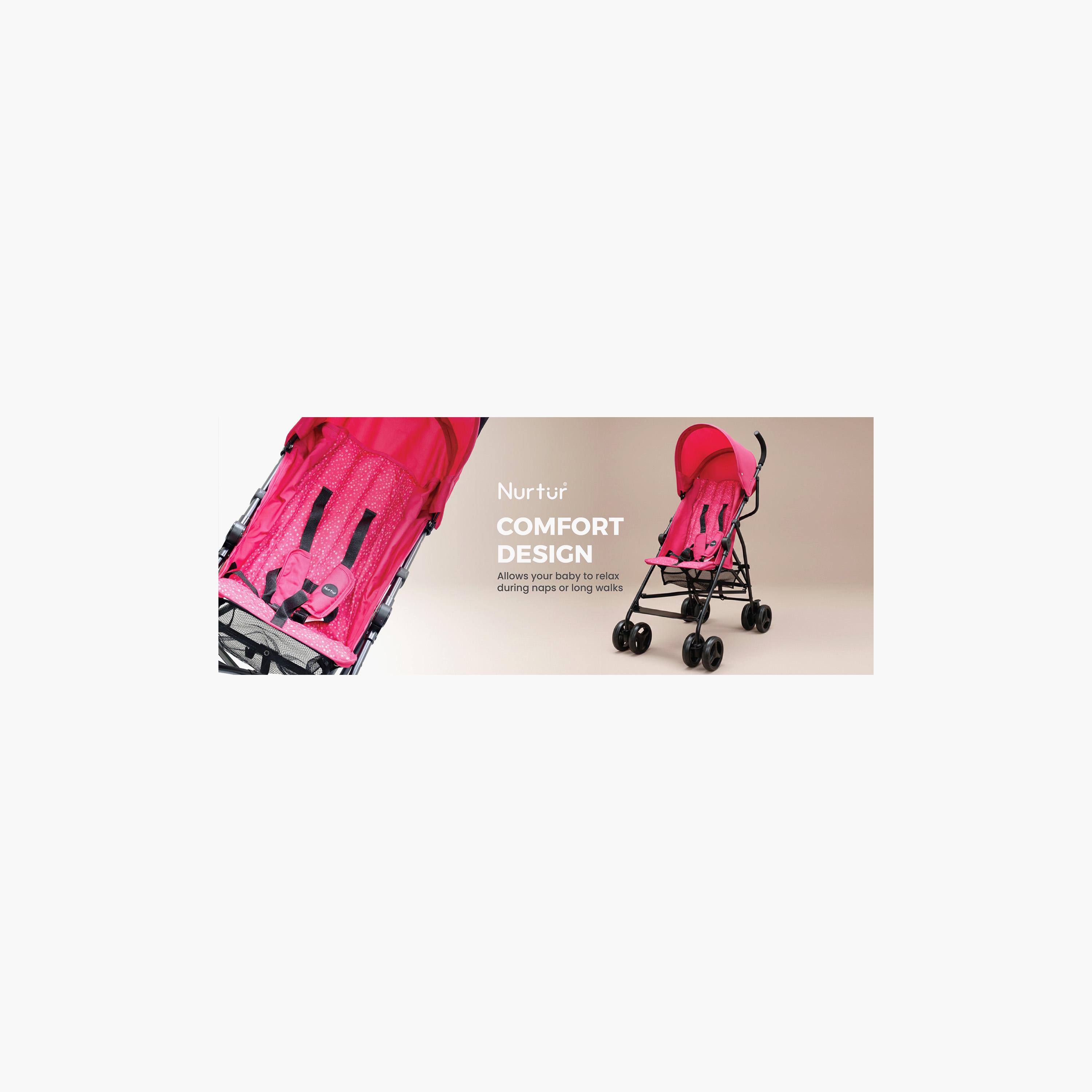 Nurtur Easy Foldable Canopy Leo Travel Lightweight Stroller Pro-baby-gear-strollersandprams-strollers-image-15