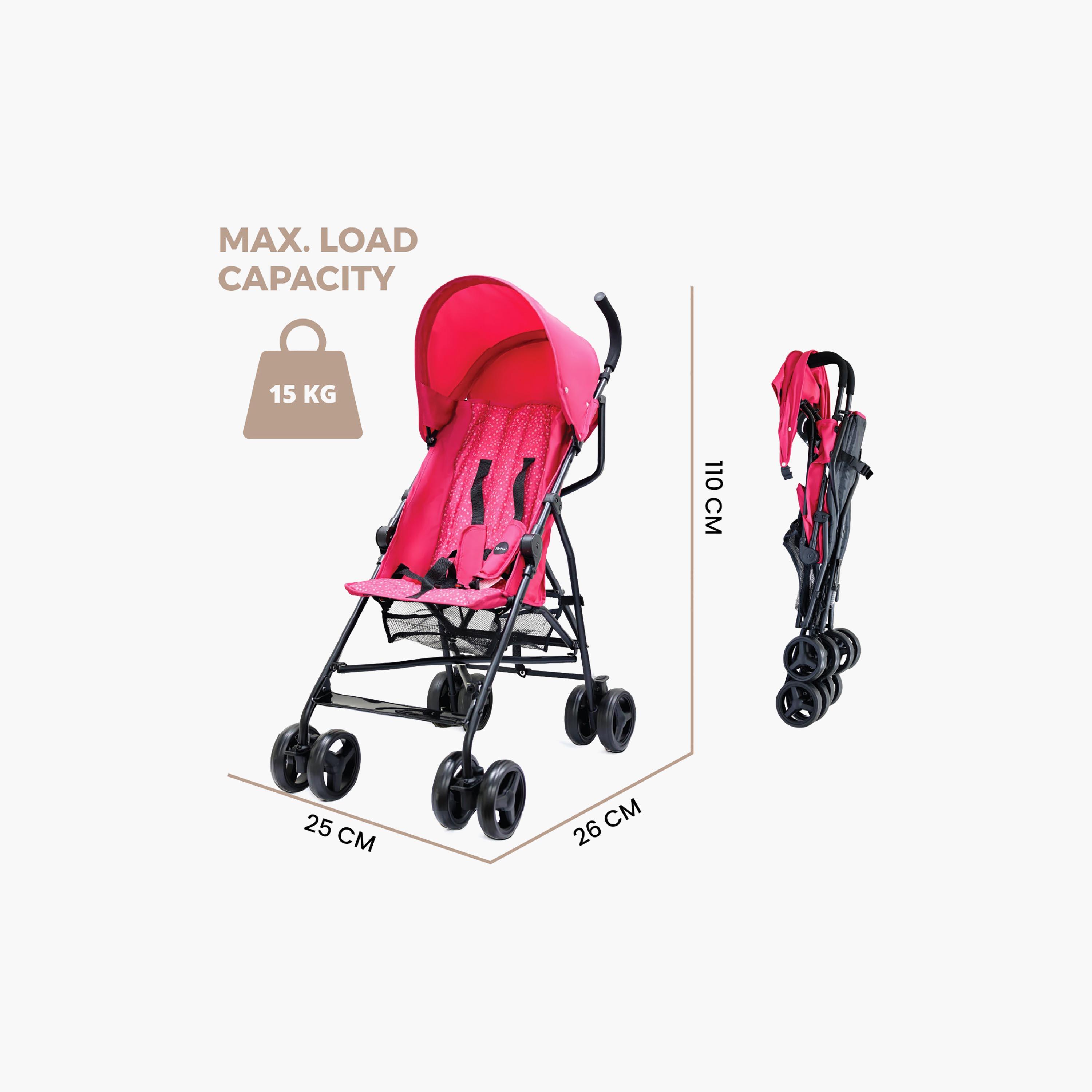 Nurtur Easy Foldable Canopy Leo Travel Lightweight Stroller Pro-baby-gear-strollersandprams-strollers-image-17