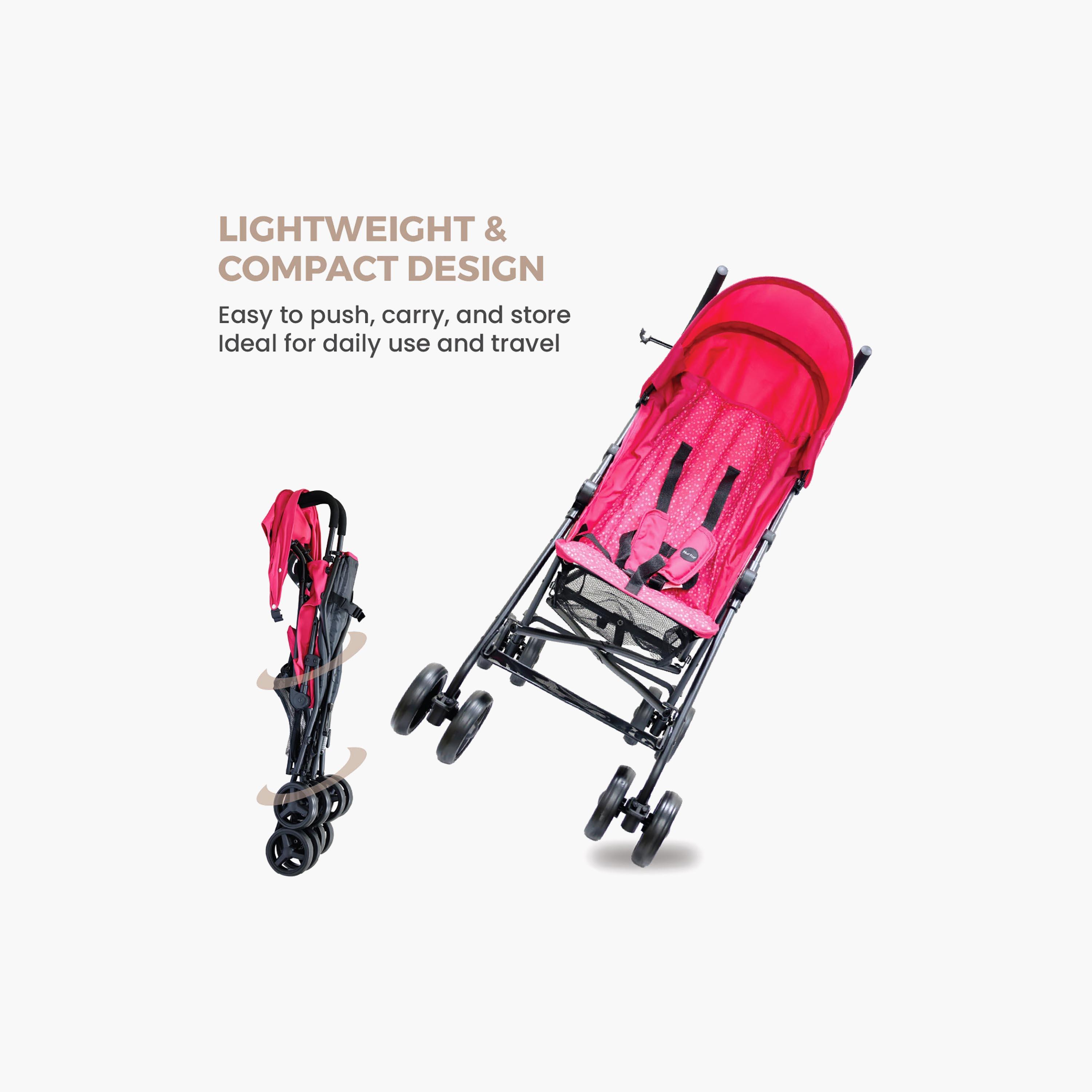 Nurtur Easy Foldable Canopy Leo Travel Lightweight Stroller Pro-baby-gear-strollersandprams-strollers-image-21