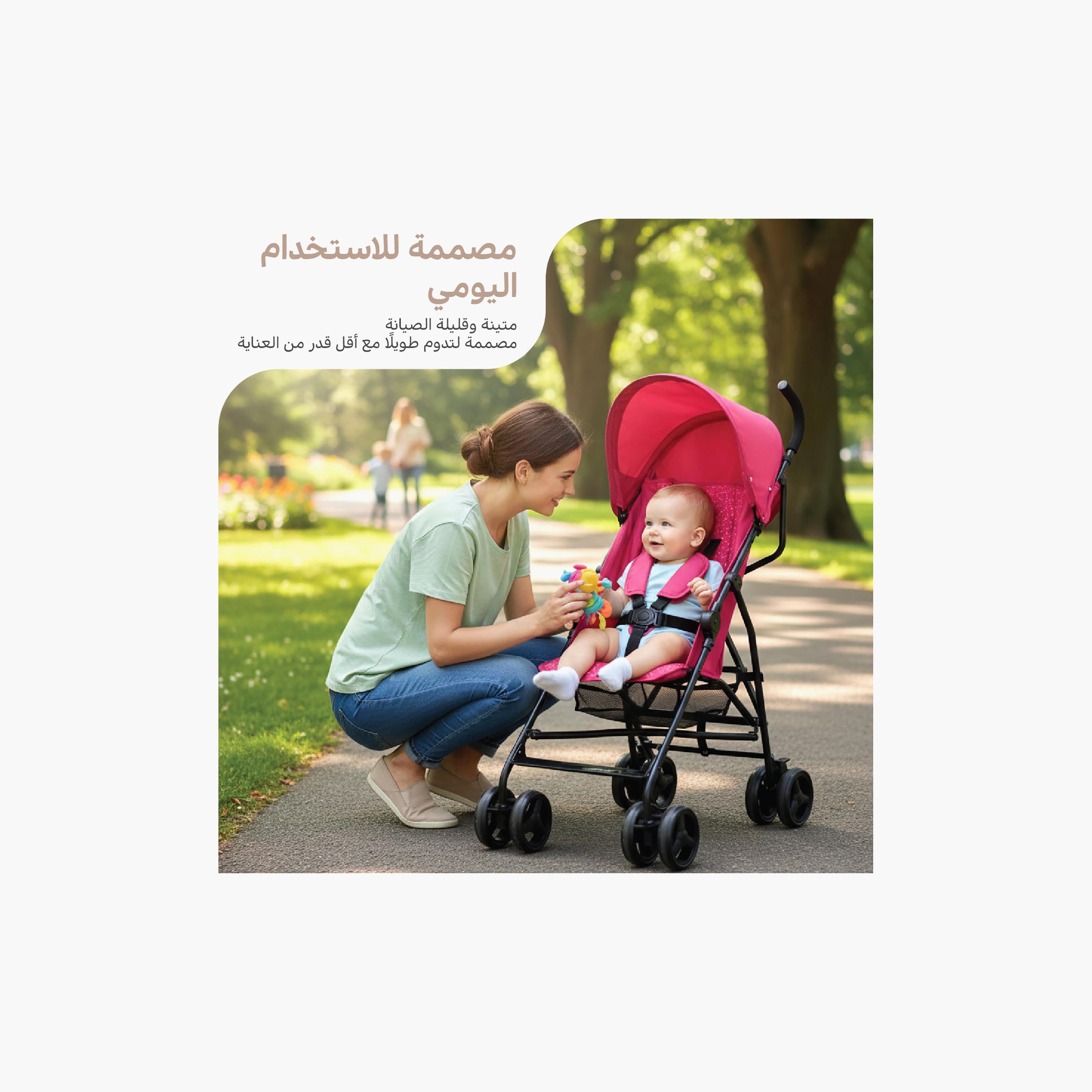 Nurtur Easy Foldable Canopy Leo Travel Lightweight Stroller Pro-baby-gear-strollersandprams-strollers-image-3