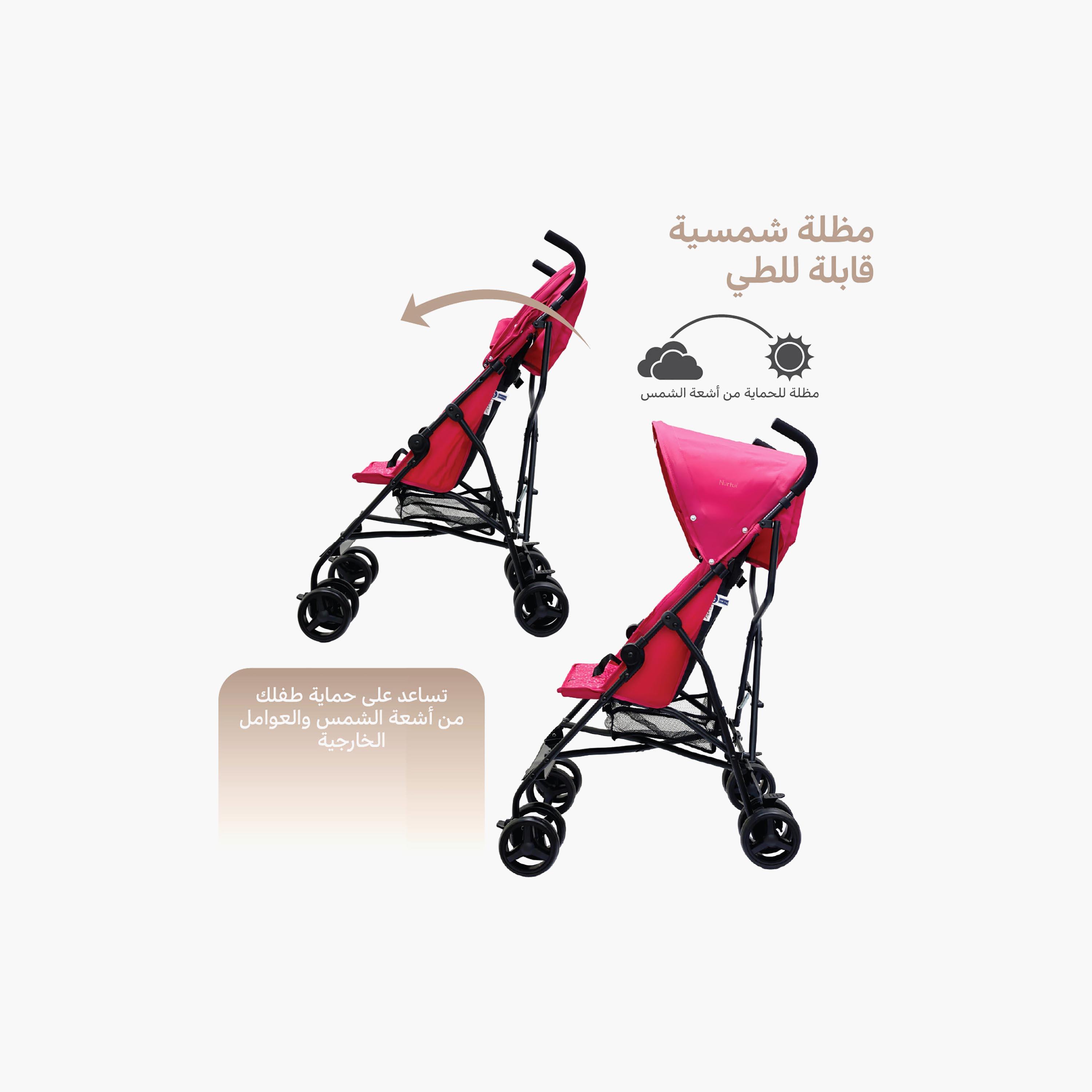 Nurtur Easy Foldable Canopy Leo Travel Lightweight Stroller Pro-baby-gear-strollersandprams-strollers-image-9