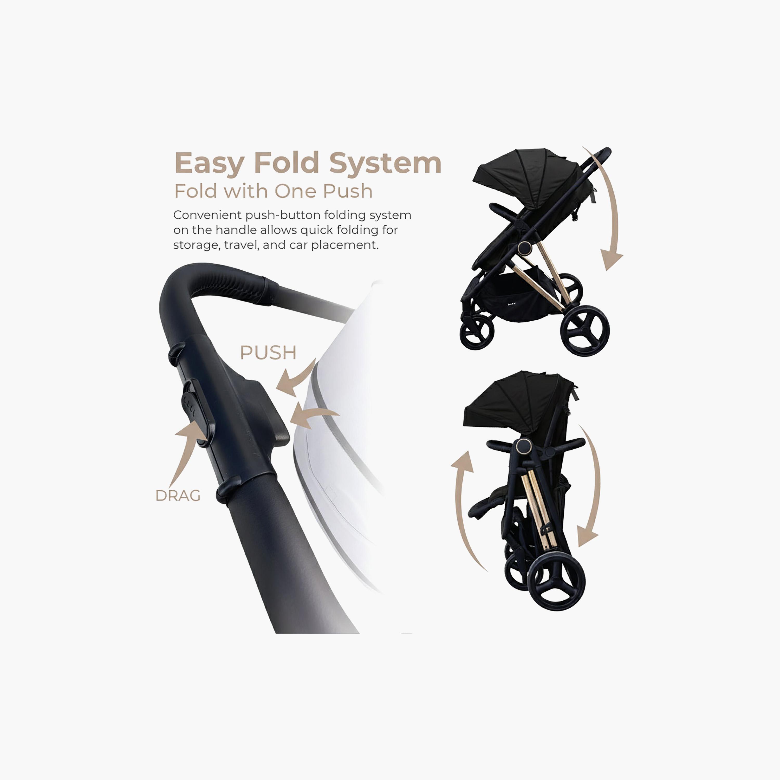 Nurtur 2-In-1 Foldable Pushchair Stroller-baby-gear-strollersandprams-strollers-image-24