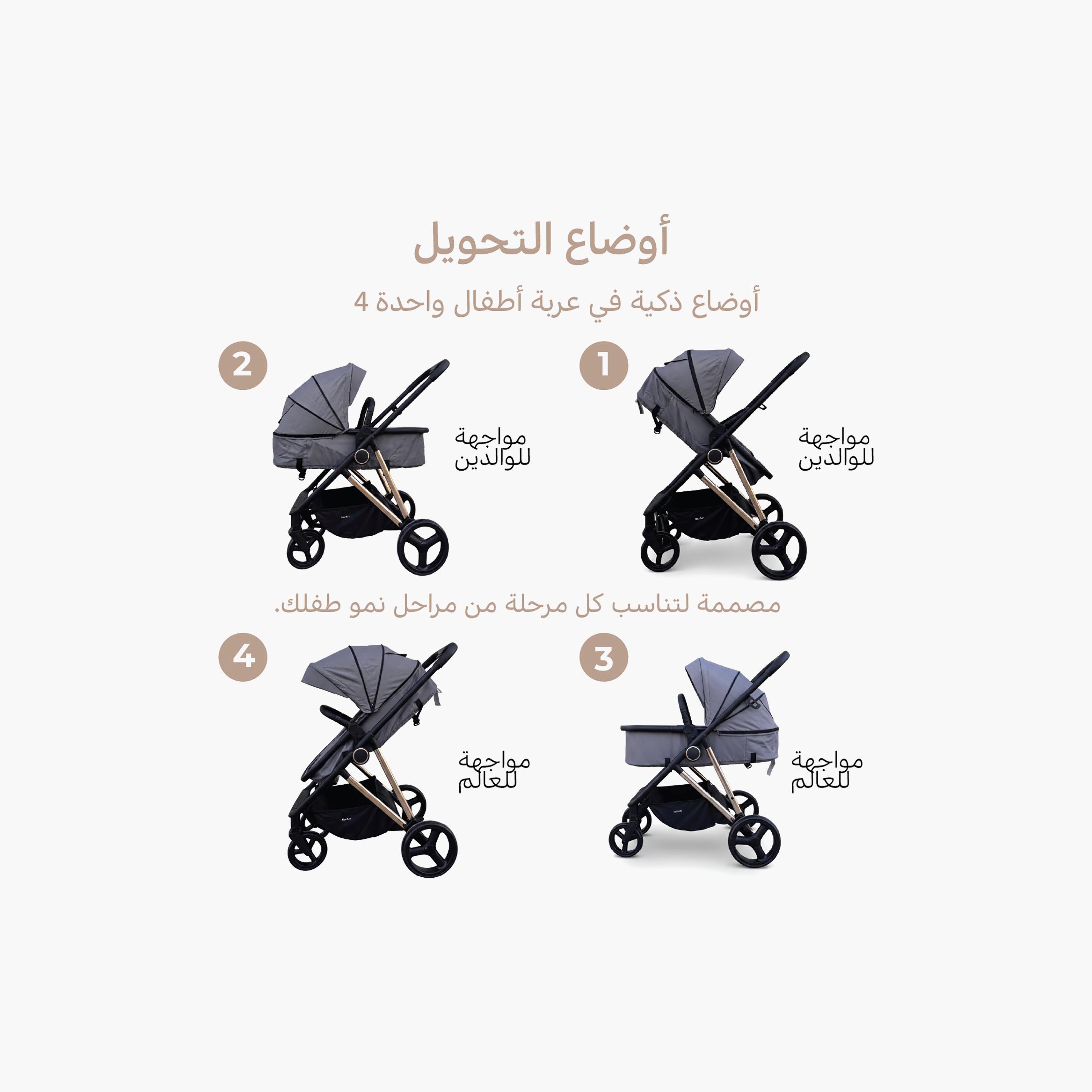 Nurtur 2-In-1 Foldable Pushchair Stroller-baby-gear-strollersandprams-strollers-image-4