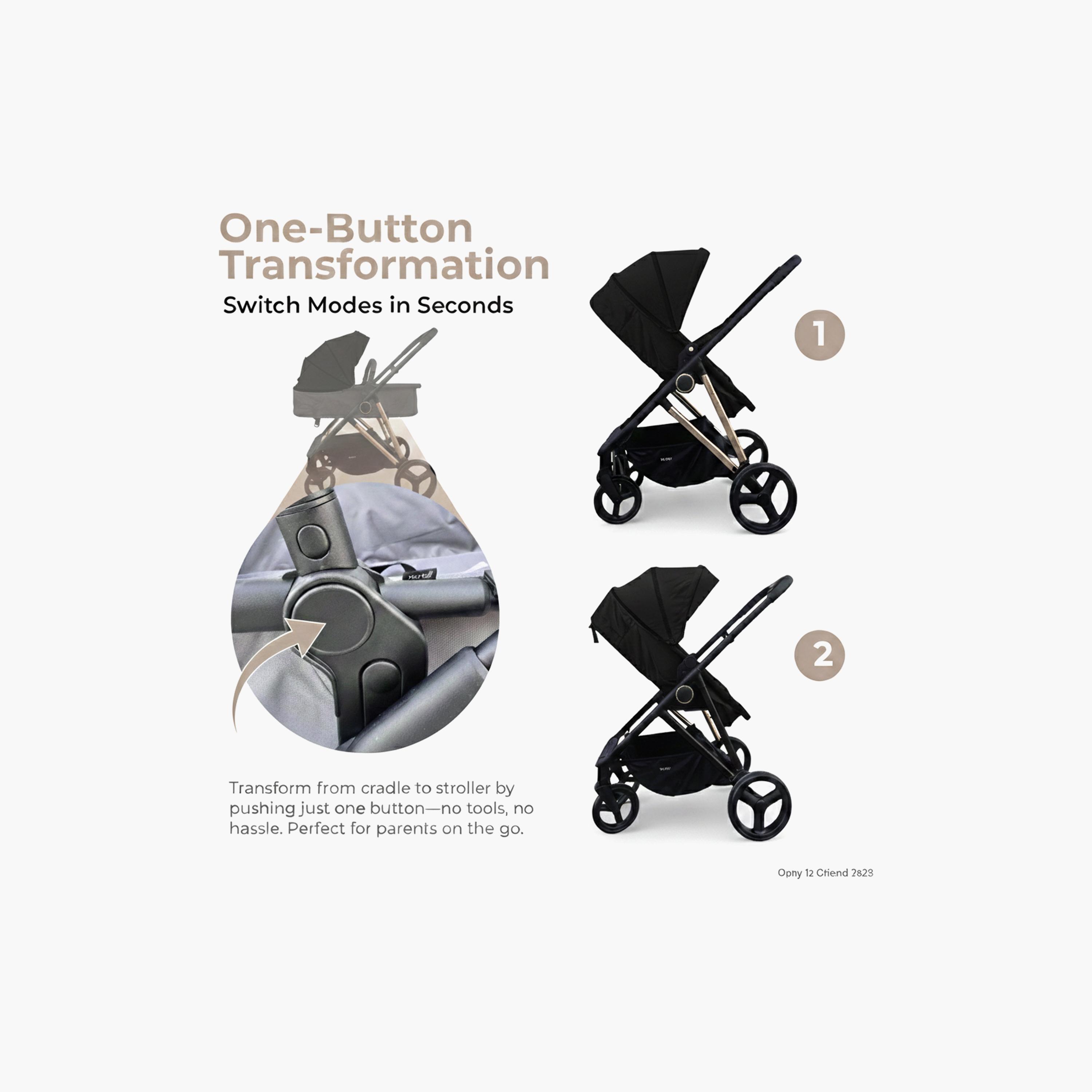 Nurtur 2-In-1 Foldable Pushchair Stroller-baby-gear-strollersandprams-strollers-image-9