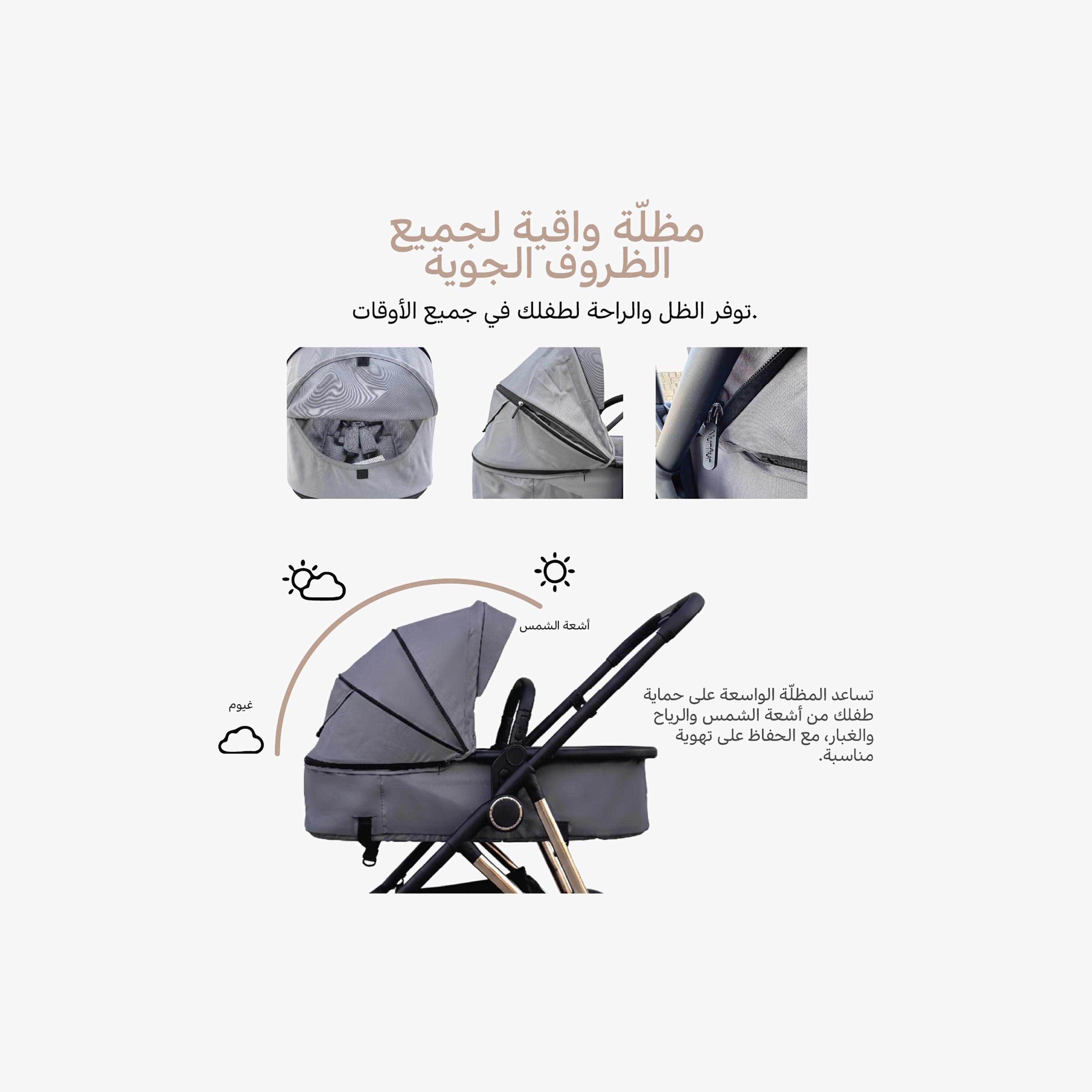Nurtur 2-In-1 Foldable Pushchair Stroller-baby-gear-strollersandprams-strollers-image-10
