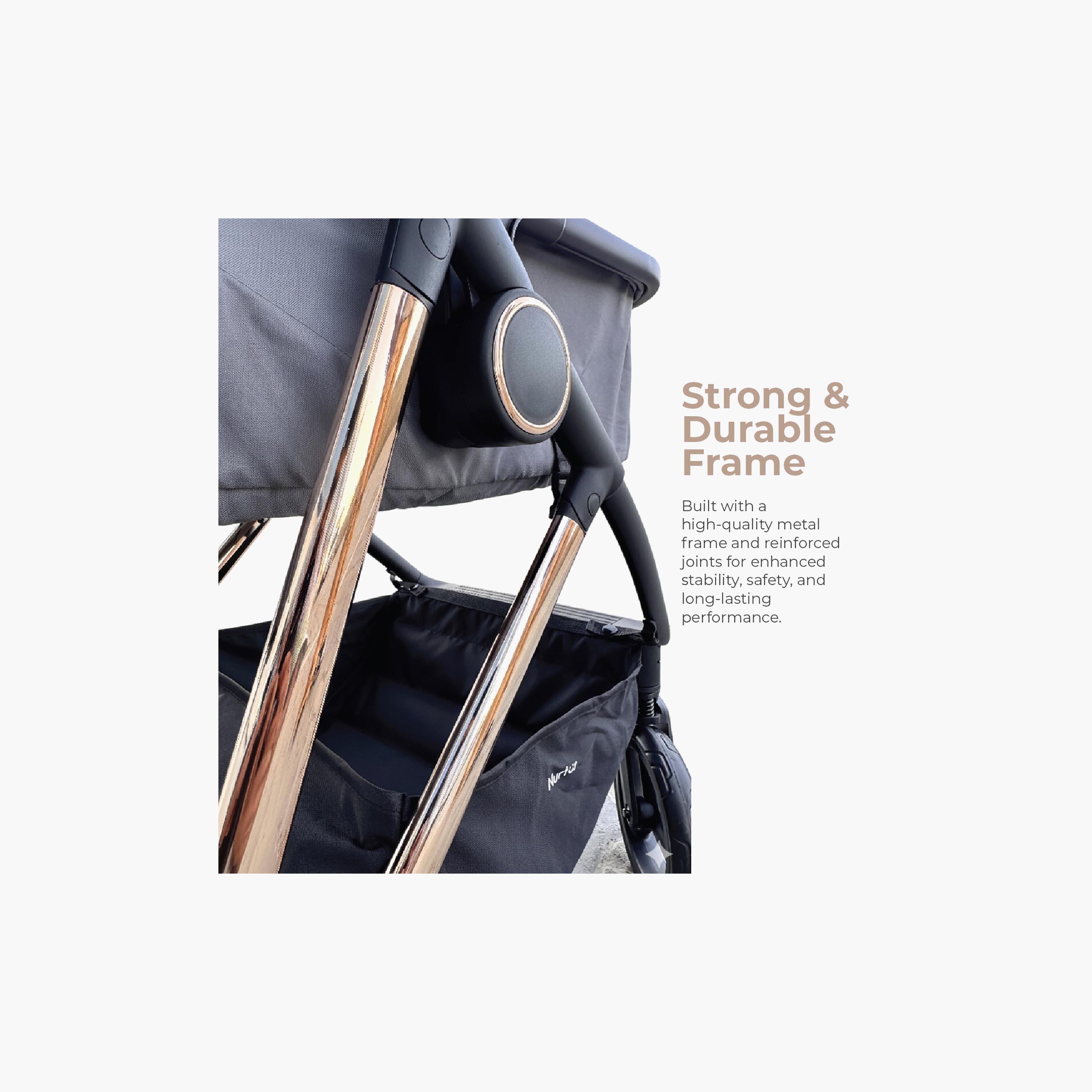 Nurtur 2-In-1 Foldable Pushchair Stroller-baby-gear-strollersandprams-strollers-image-16