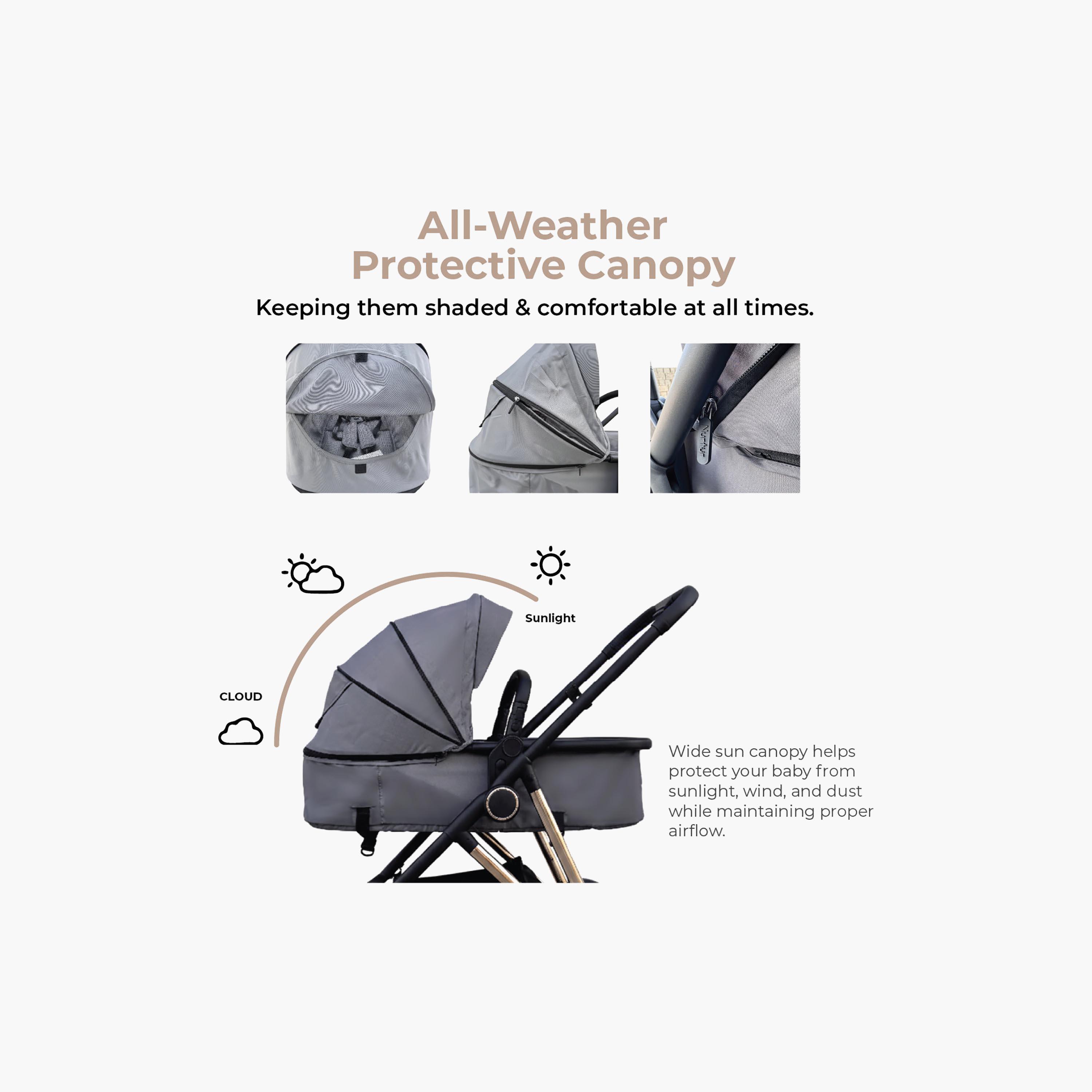 Nurtur 2-In-1 Foldable Pushchair Stroller-baby-gear-strollersandprams-strollers-image-20