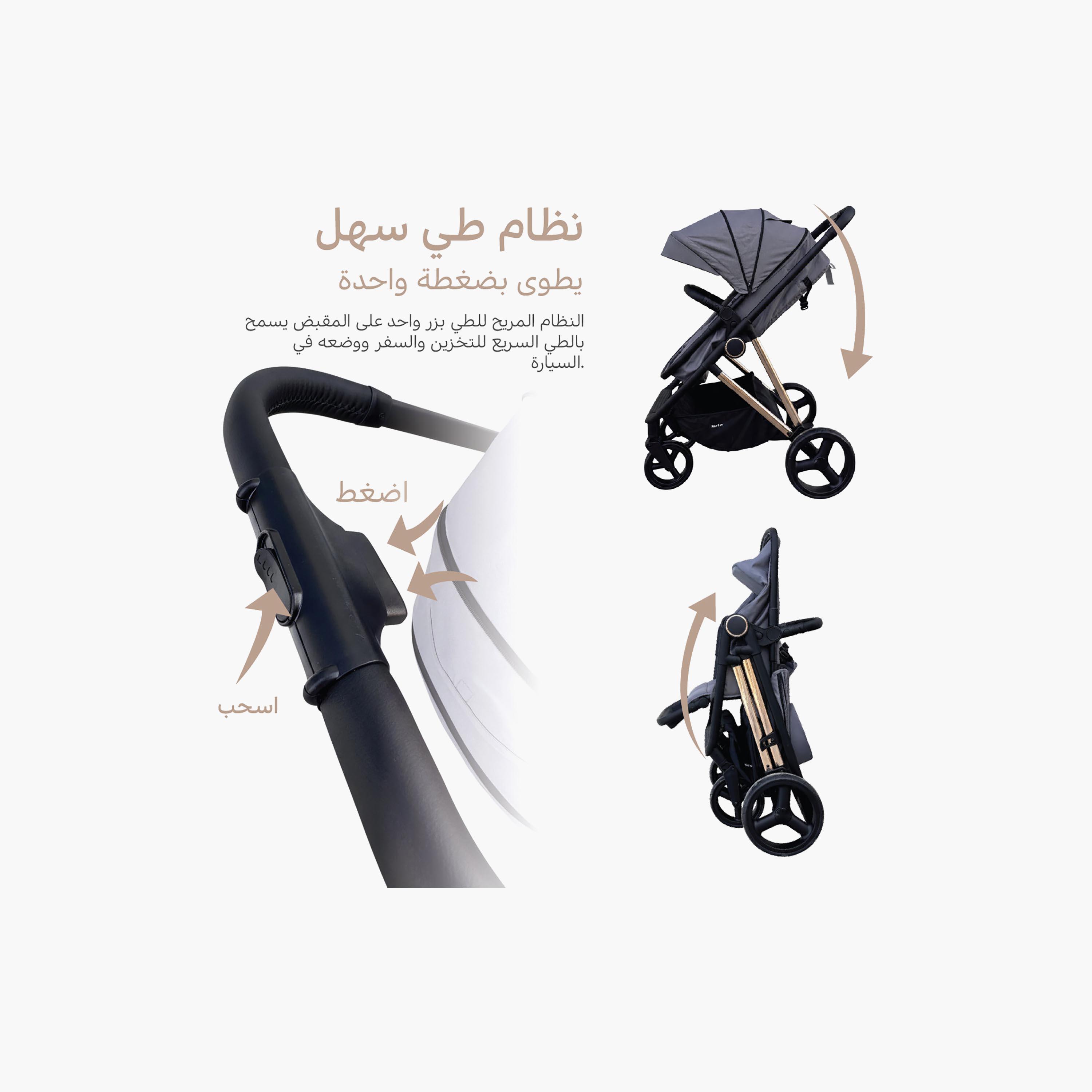 Nurtur 2-In-1 Foldable Pushchair Stroller-baby-gear-strollersandprams-strollers-image-7