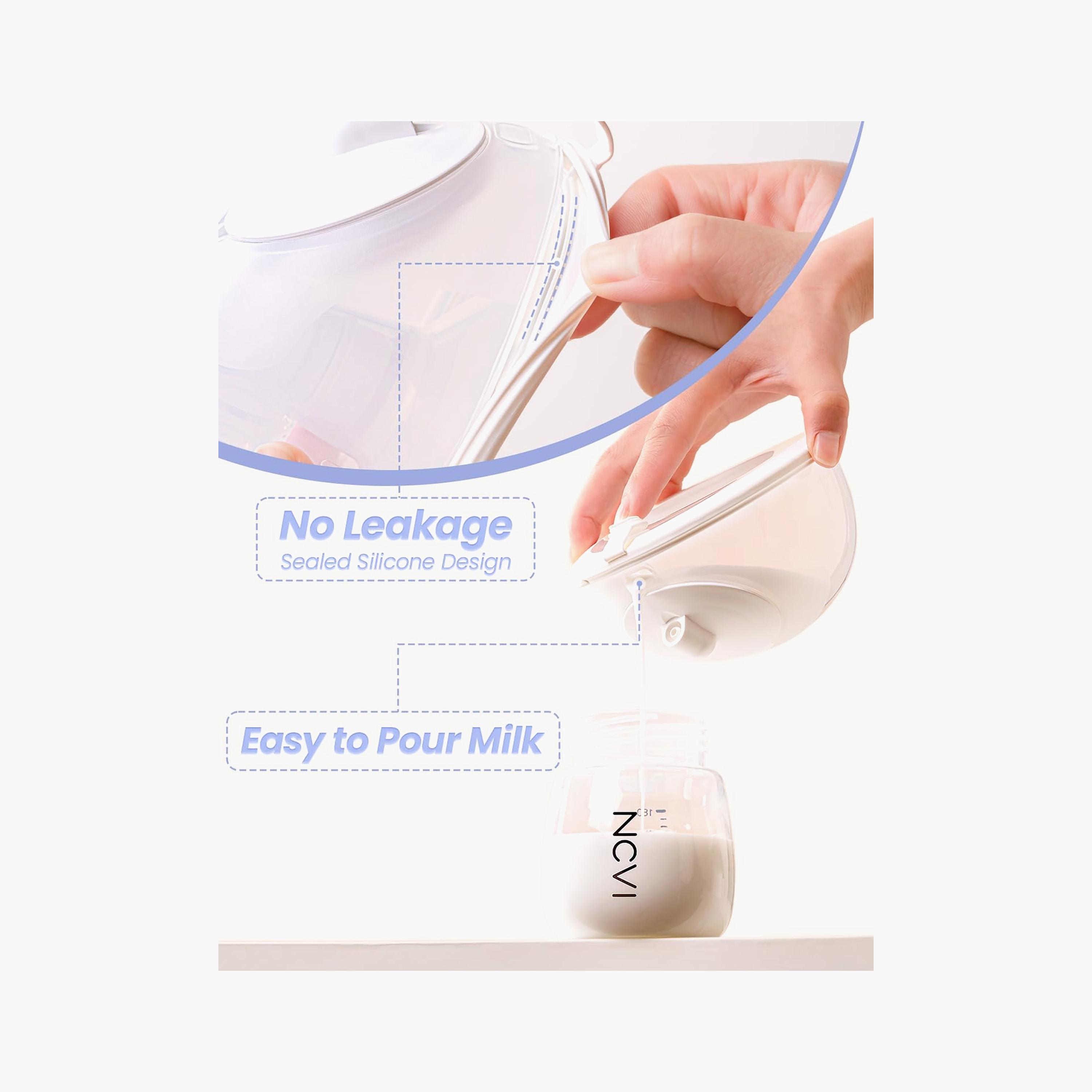 NCVI Ultra-Light Wearable Hands-Free Electric Breast Pump-baby-feeding-breastfeedingandcare-image-7