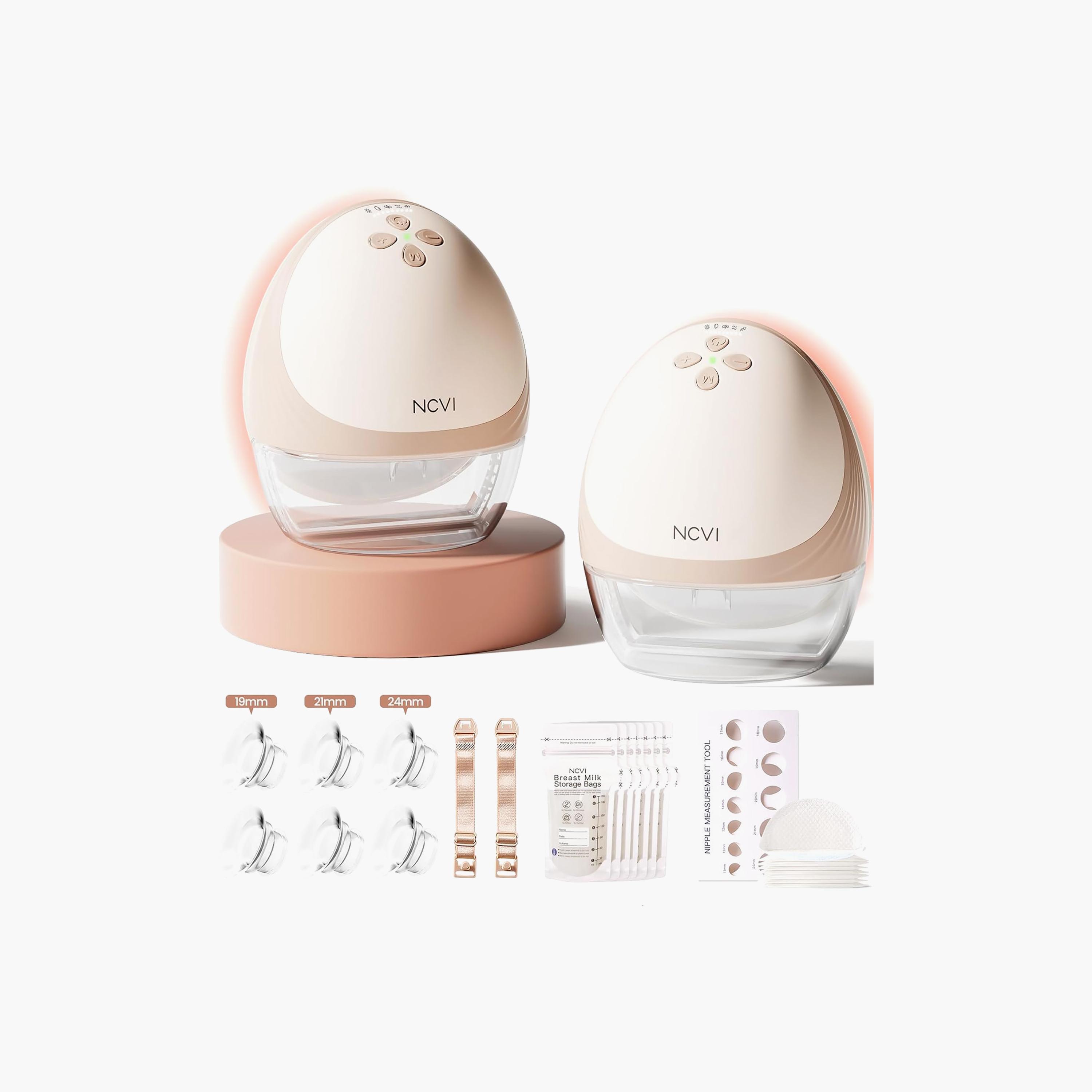NCVI 360˚ Heated Breast Hands-Free Electric Breast Pump-baby-feeding-breastfeedingandcare-image-3