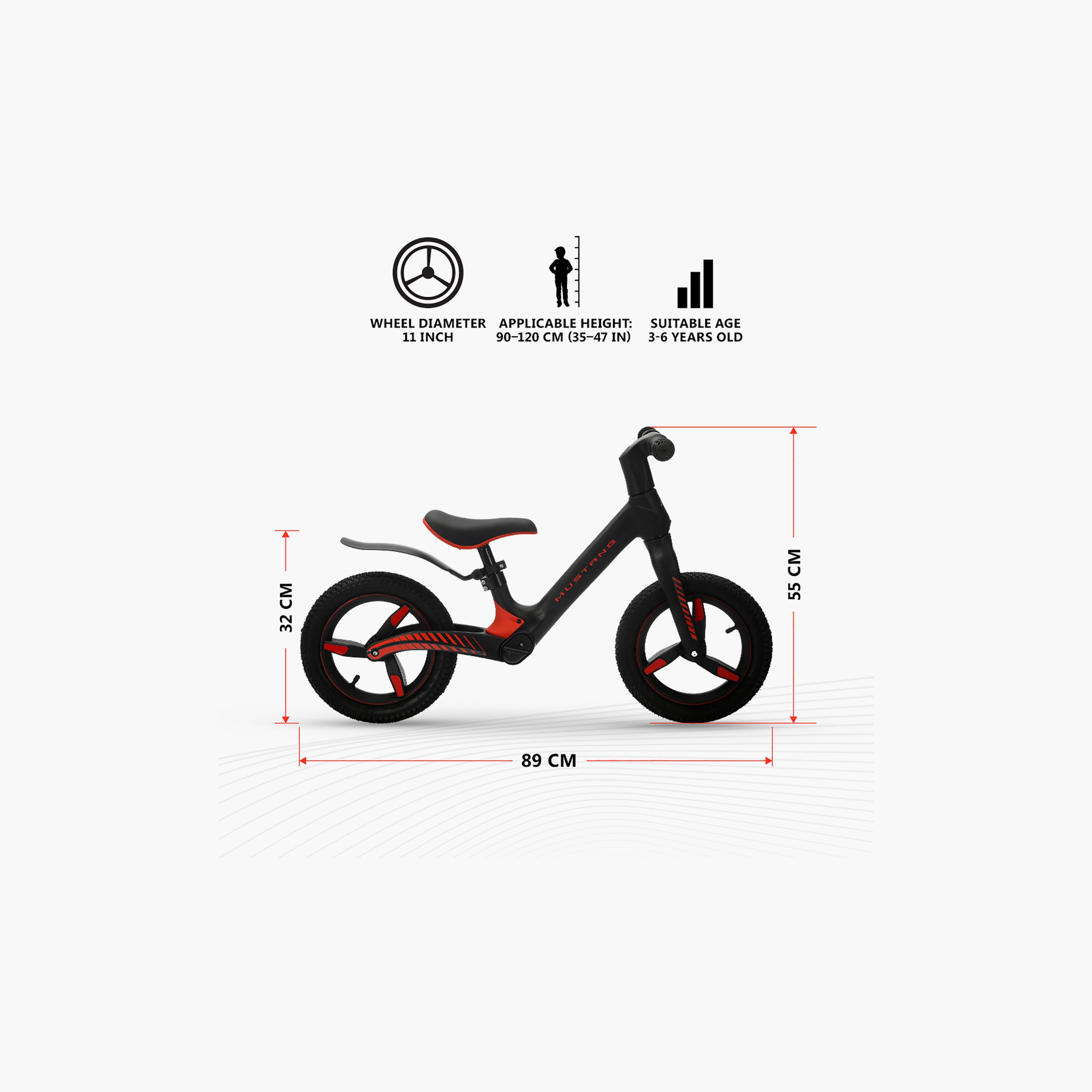 دراجة فورد موستانج "زومر" بمقعد قابل للتعديل وإطارات هوائية - من 3-6 سنوات-toys-outdoor-bikesandrideons-bikes-image-6