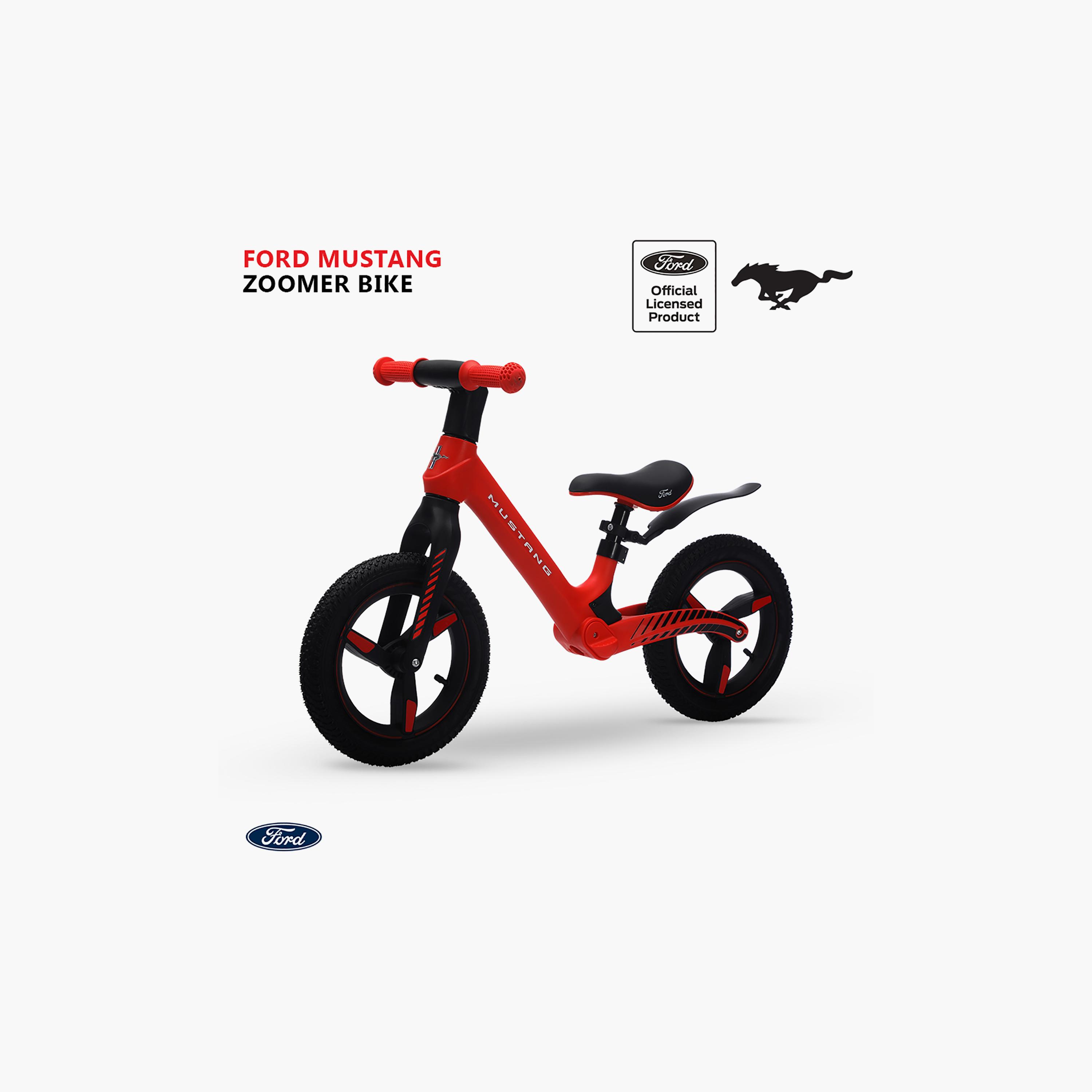 Ford Mustang Zoomer Bike with Adjustable Seat & Air Tyres - 3-6 Years-toys-outdoor-bikesandrideons-bikes-image-2