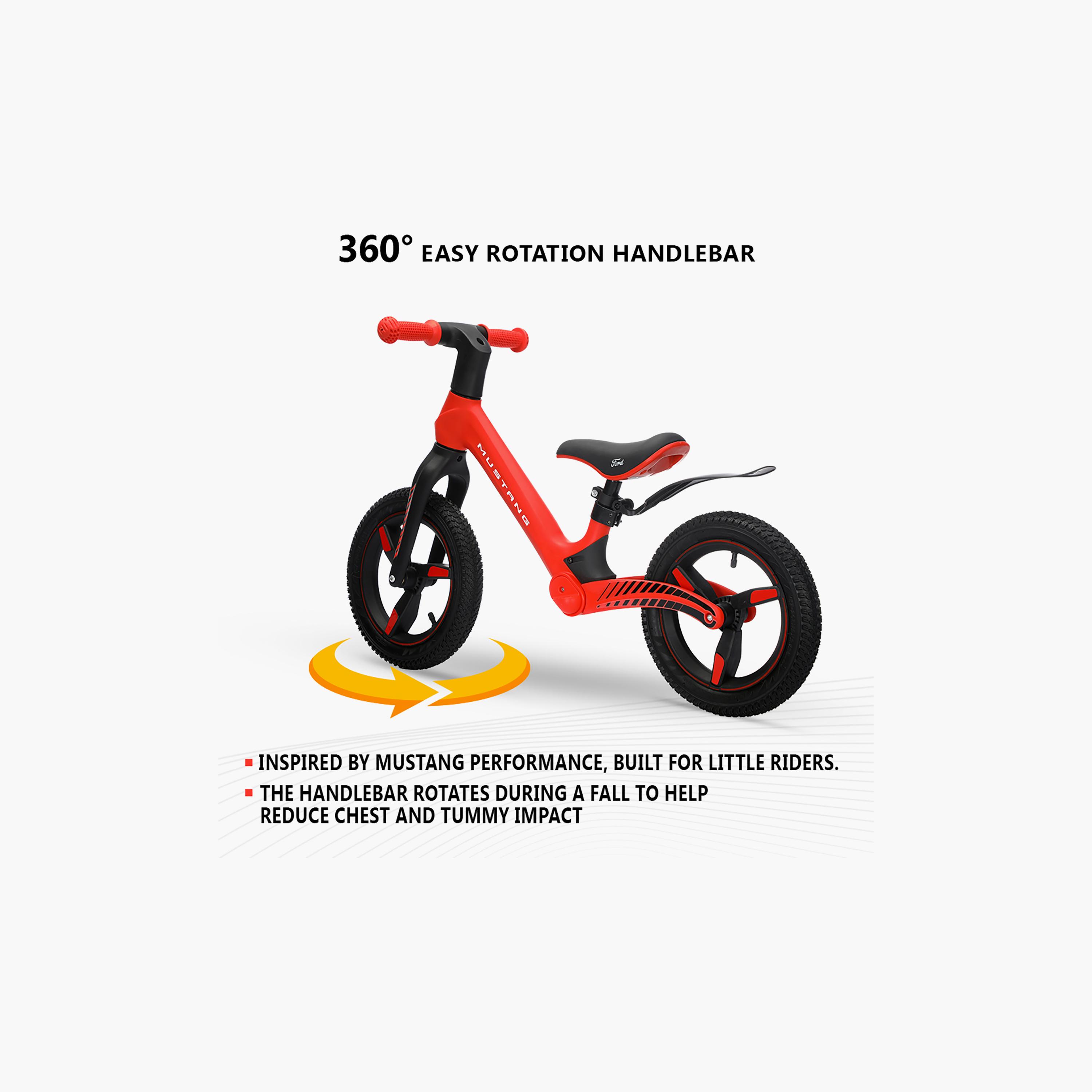 Ford Mustang Zoomer Bike with Adjustable Seat & Air Tyres - 3-6 Years-toys-outdoor-bikesandrideons-bikes-image-3