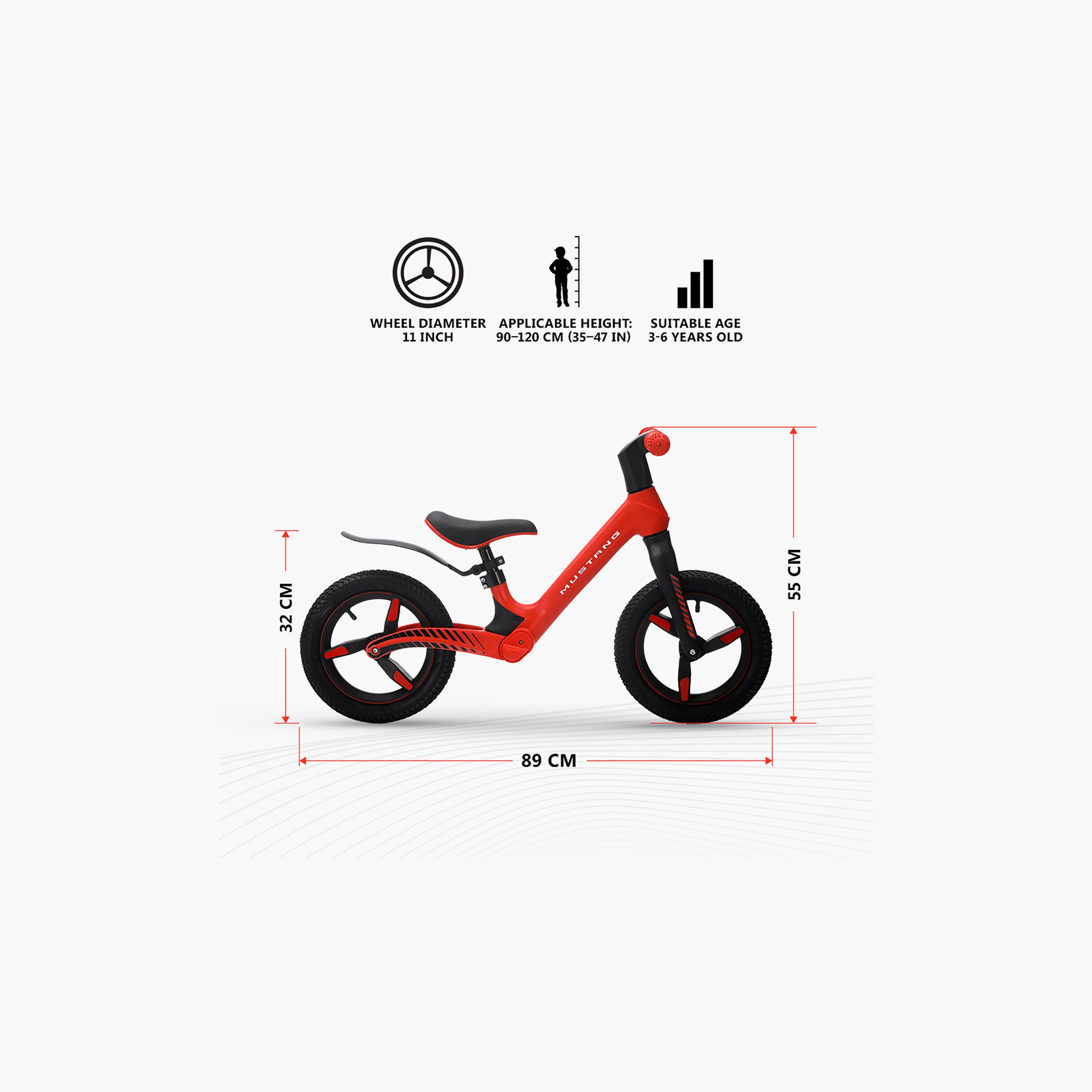 Ford Mustang Zoomer Bike with Adjustable Seat & Air Tyres - 3-6 Years-toys-outdoor-bikesandrideons-bikes-image-6