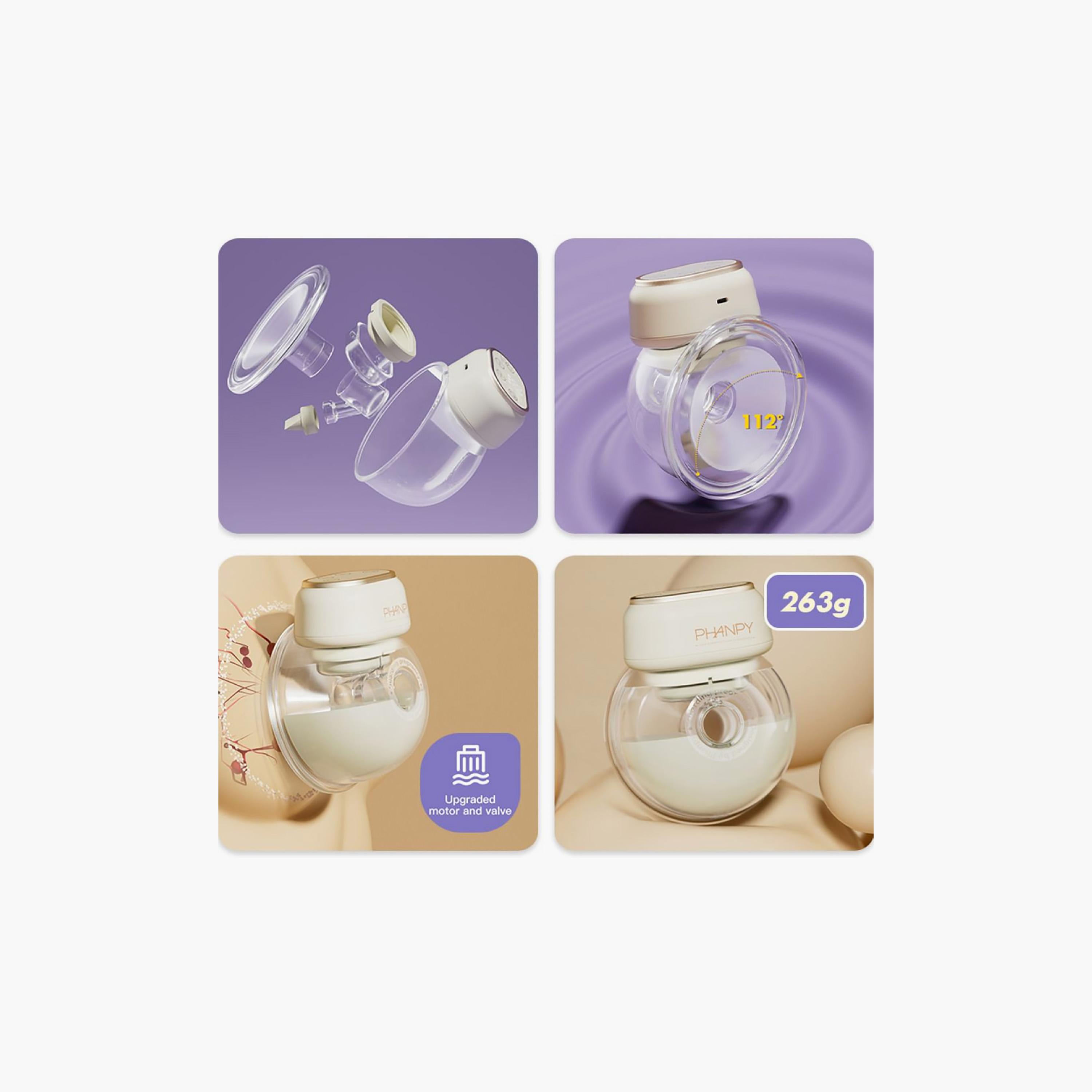 Phanpy E-Joy S2 Hands-Free Wearable Electric Breast Pump - 210 ml-baby-feeding-breastfeedingandcare-image-6
