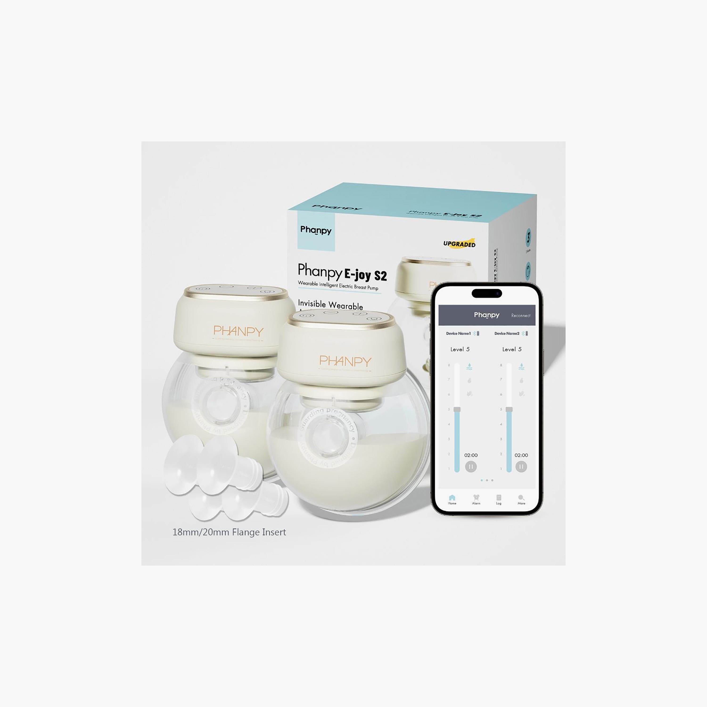 Phanpy E-Joy S2 Hands-Free Double Wearable Electric Breast Pump - 210 ml-baby-feeding-breastfeedingandcare-image-10