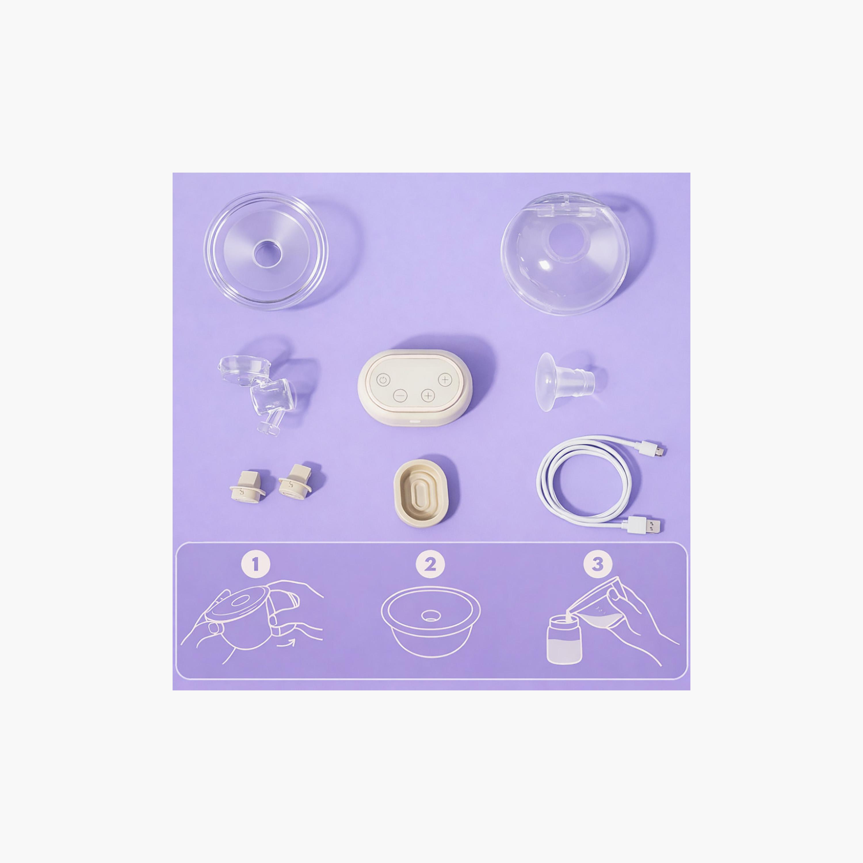 Phanpy E-Joy S2 Hands-Free Double Wearable Electric Breast Pump - 210 ml-baby-feeding-breastfeedingandcare-image-7