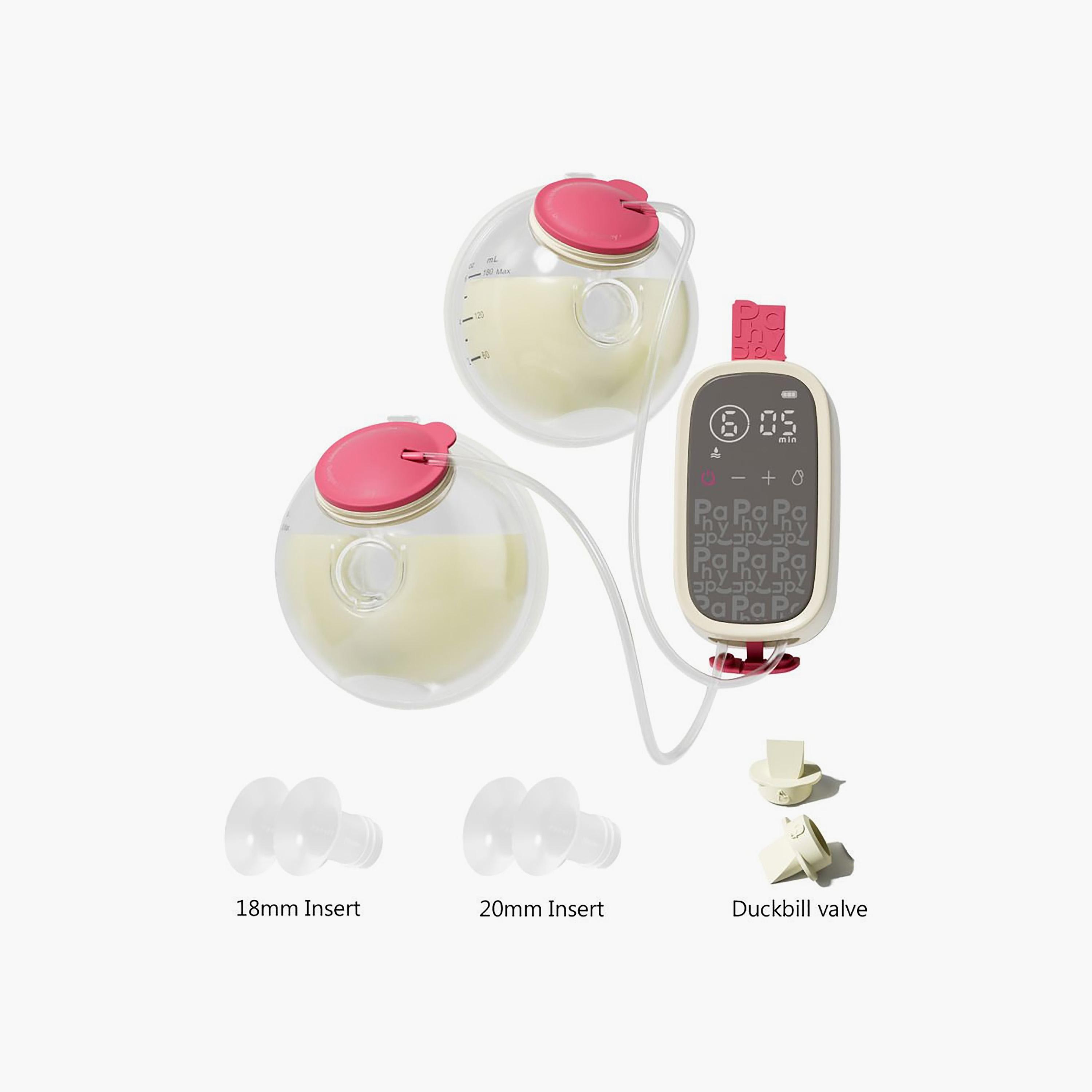 Phanpy E-Rosy S2 Hands-Free Double Wearable Electric Breast Pump - 180 ml-baby-feeding-breastfeedingandcare-image-2