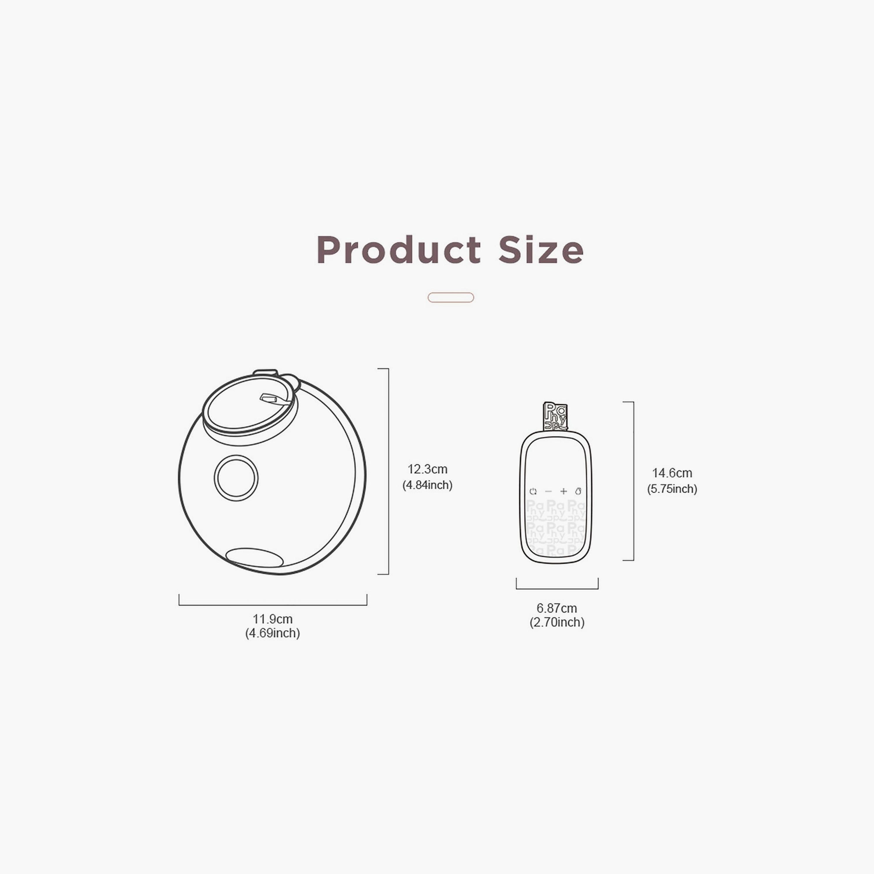 Phanpy E-Rosy S2 Hands-Free Double Wearable Electric Breast Pump - 180 ml-baby-feeding-breastfeedingandcare-image-9