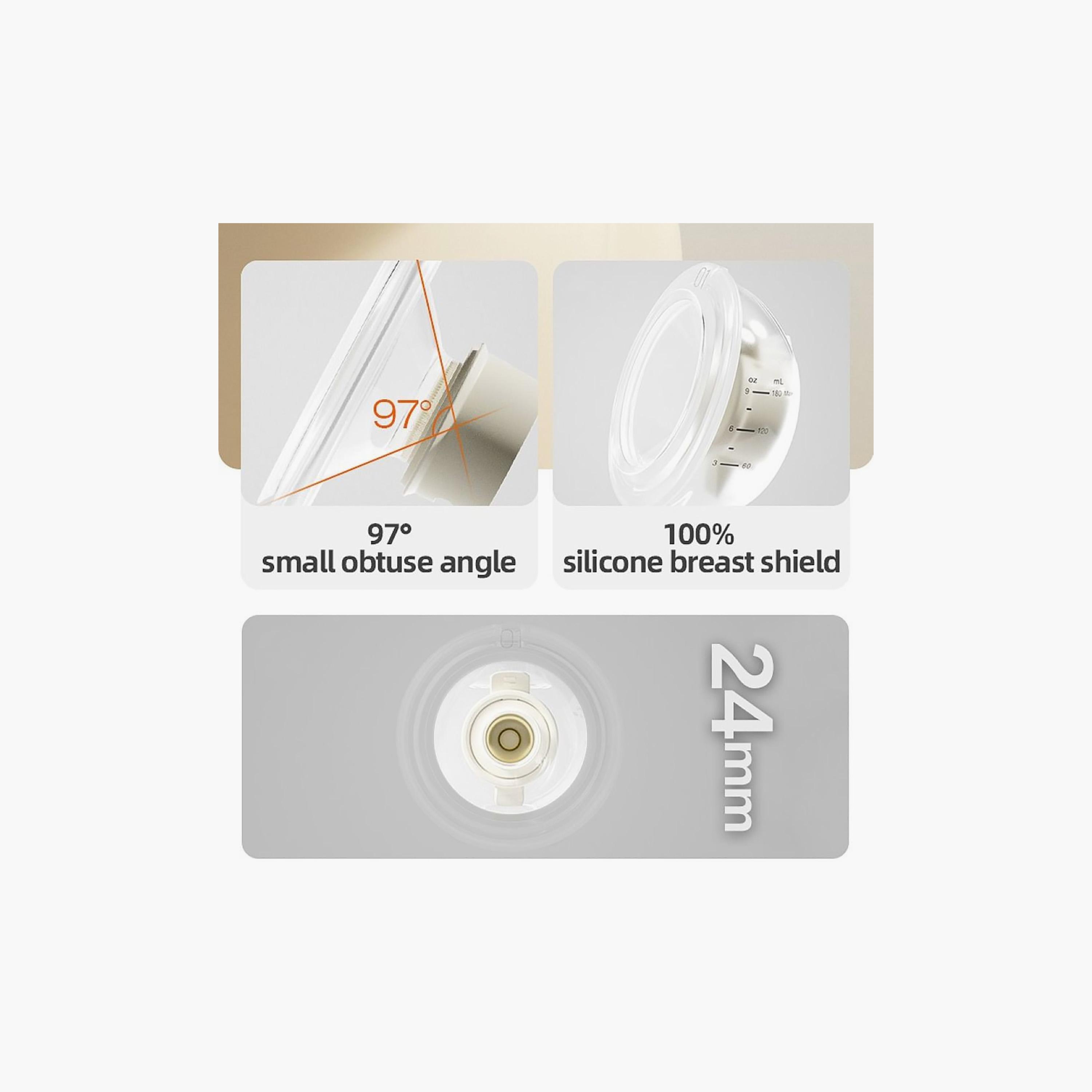 Phanpy E-Rosy S3 Hands-Free Magnetic Single Electric Breast Pump - 180 ml-baby-feeding-breastfeedingandcare-image-5