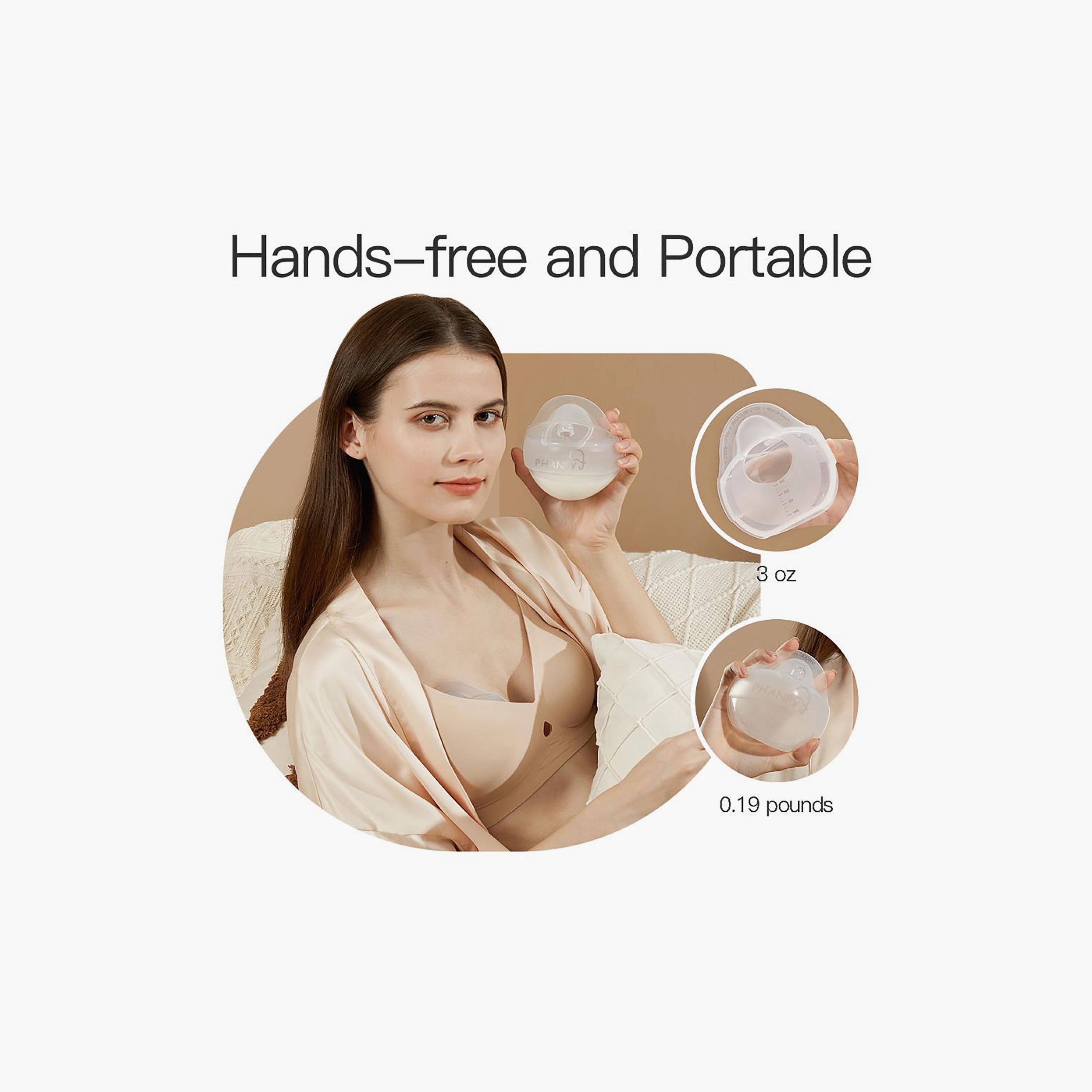 Phanpy BPA Free Wearable Silicone Breastmilk Collector - 90 ml-baby-feeding-breastfeedingandcare-image-2