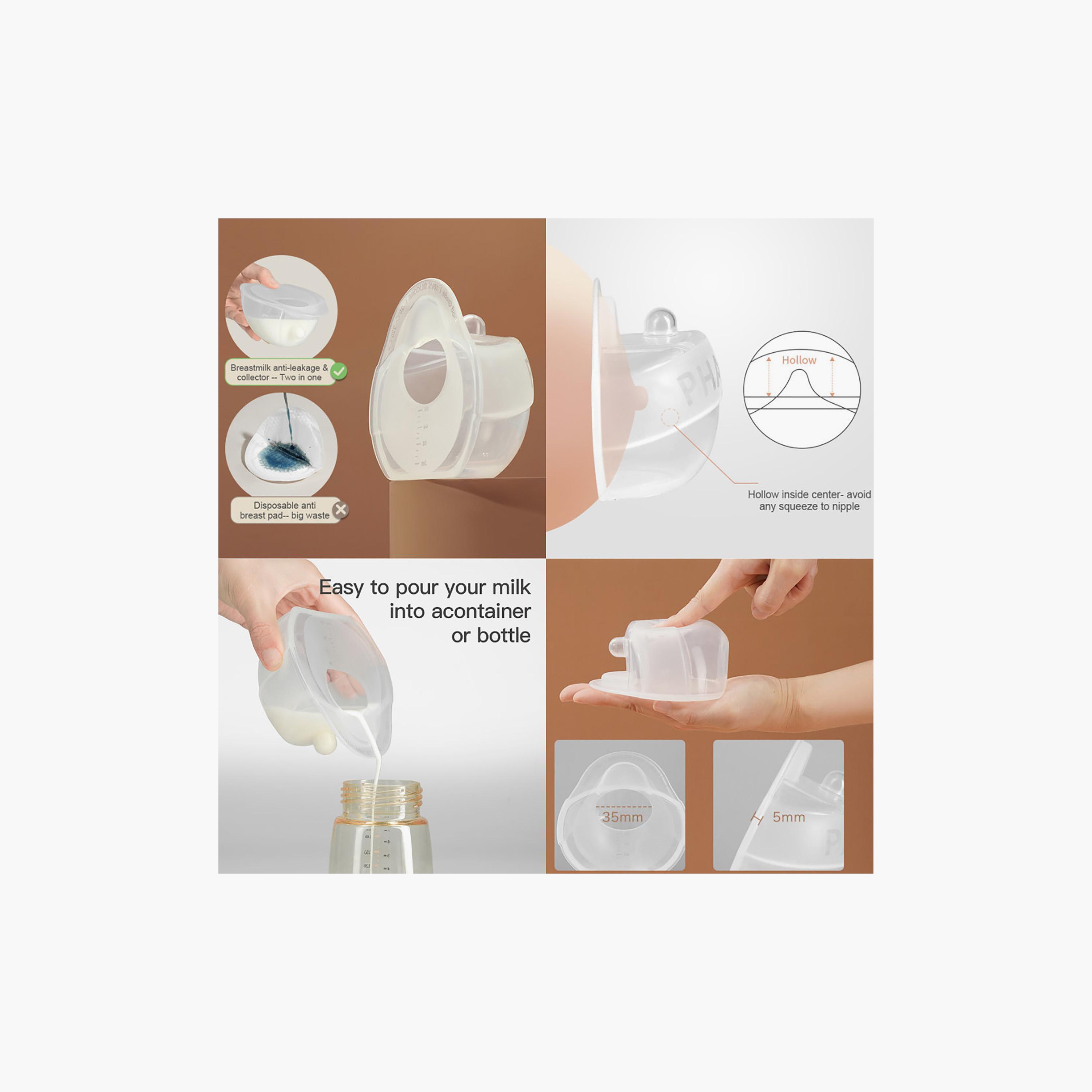 Phanpy BPA Free Wearable Silicone Breastmilk Collector - 90 ml-baby-feeding-breastfeedingandcare-image-5