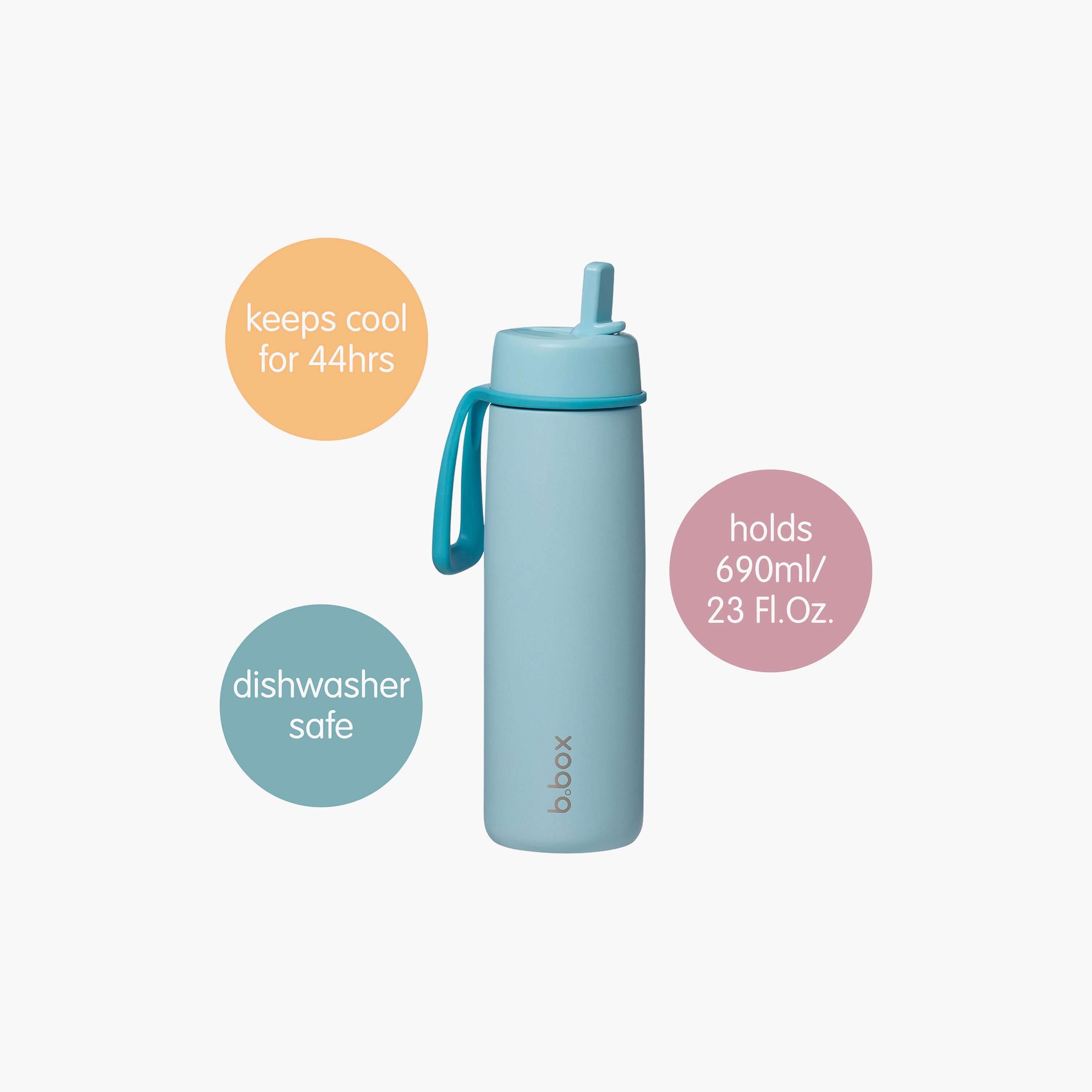 زجاجة مياه عازلة للحرارة بغطاء قلاب ومصاصة - 690 مل من بي.بوكس-baby-feeding-feedingbottles-bottlesandteats-image-26