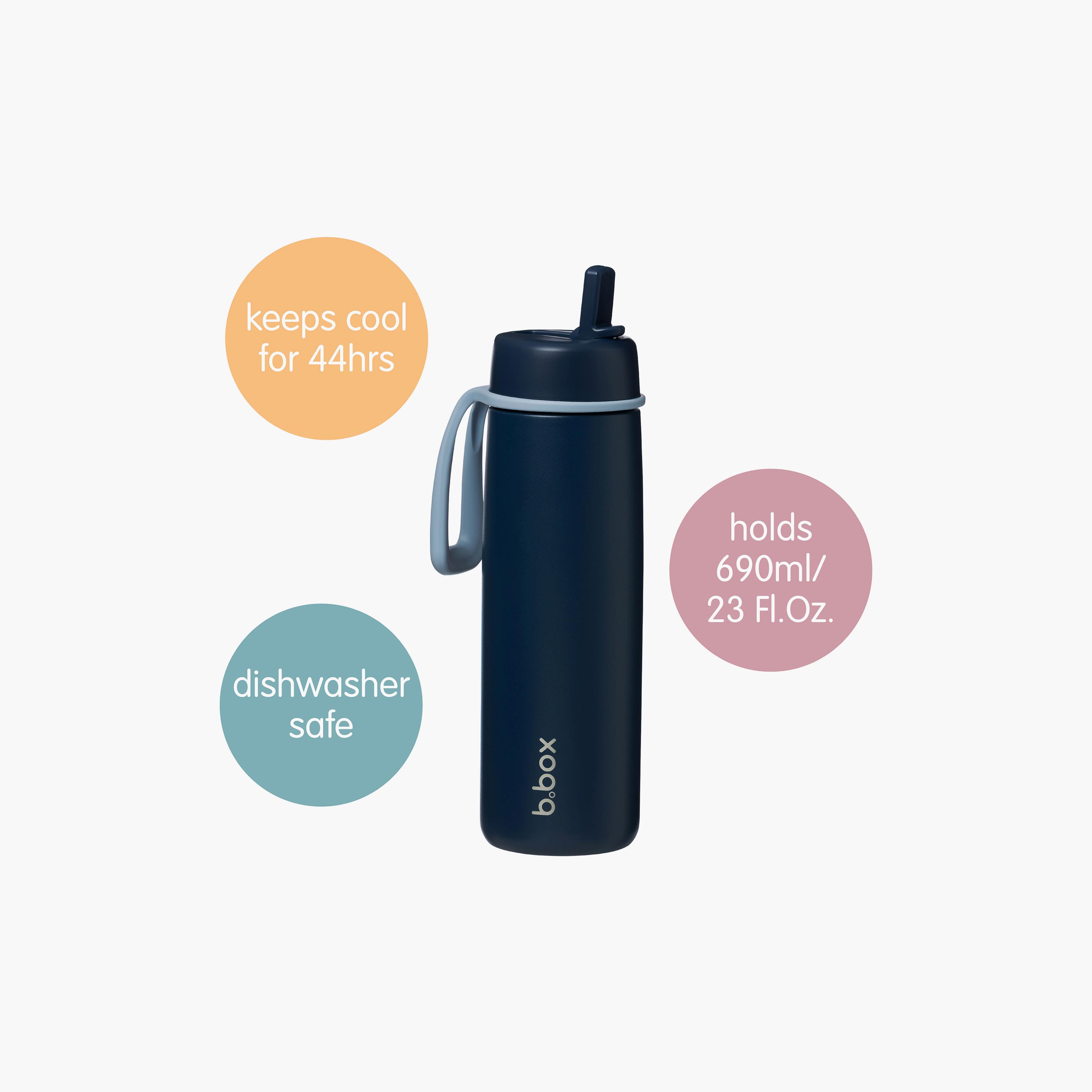 زجاجة مياه عازلة للحرارة بغطاء قلاب ومصاصة - 690 مل من بي.بوكس-baby-feeding-feedingbottles-bottlesandteats-image-20