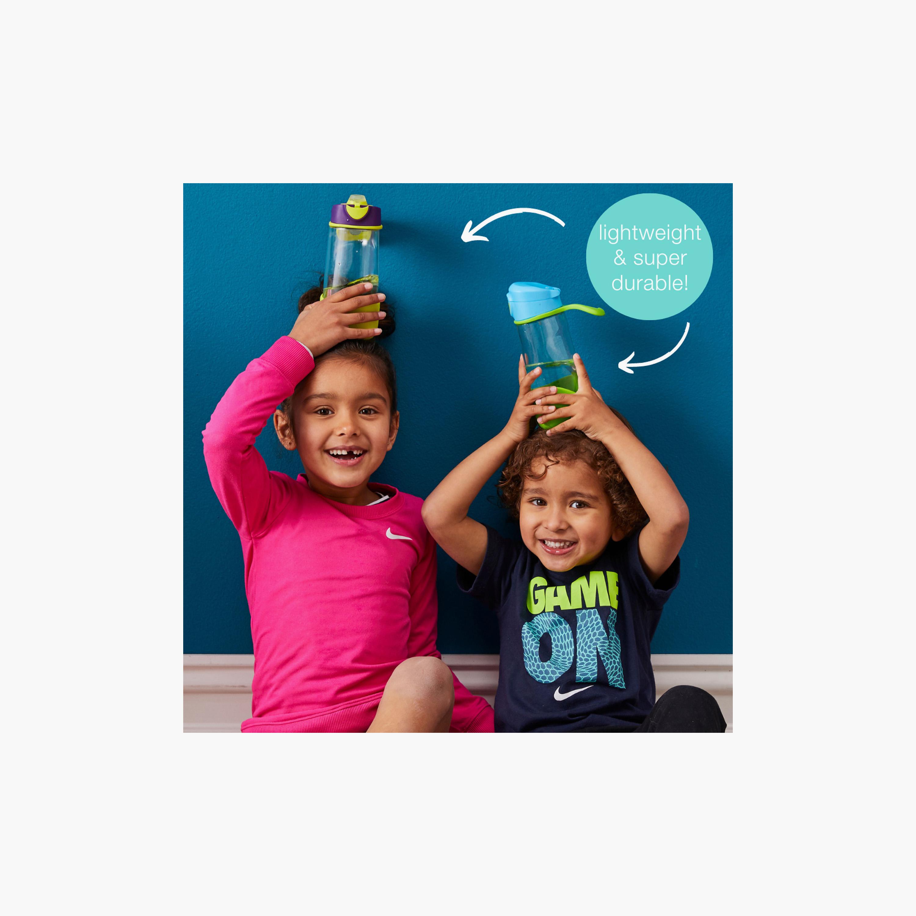 زجاجة مياه رياضية عازلة للحرارة مع فوهة ومصاصة - 450 مل من بي.بوكس-school-waterbottles-image-6